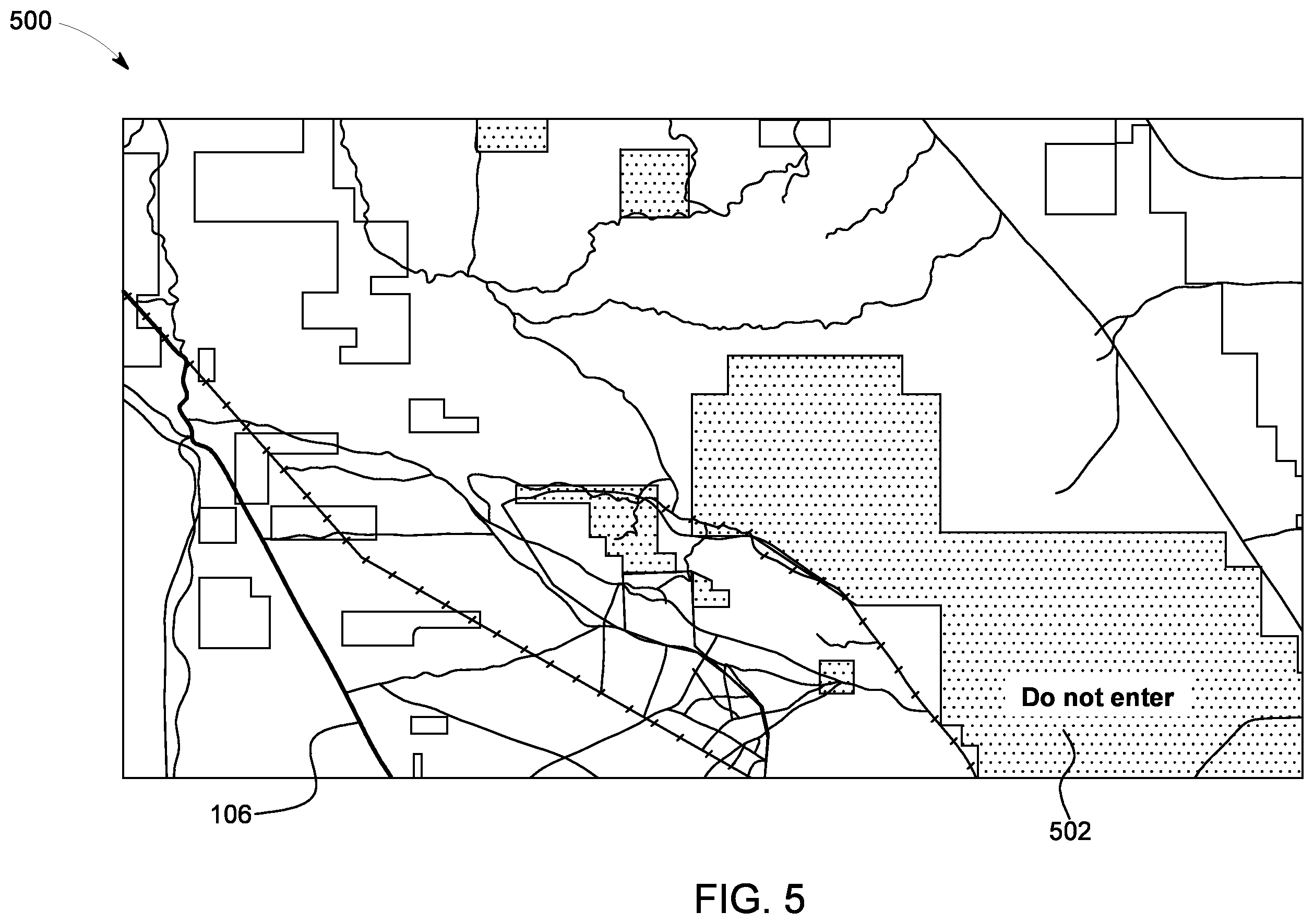 Patent US12480779 Figure 5 – Unmanned aerial vehicle for course marking