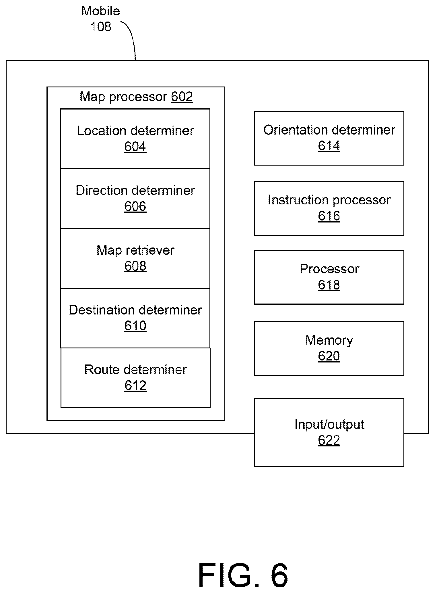 Patent US12480780 Figure 11 – Navigating with mobile device and head-worn device