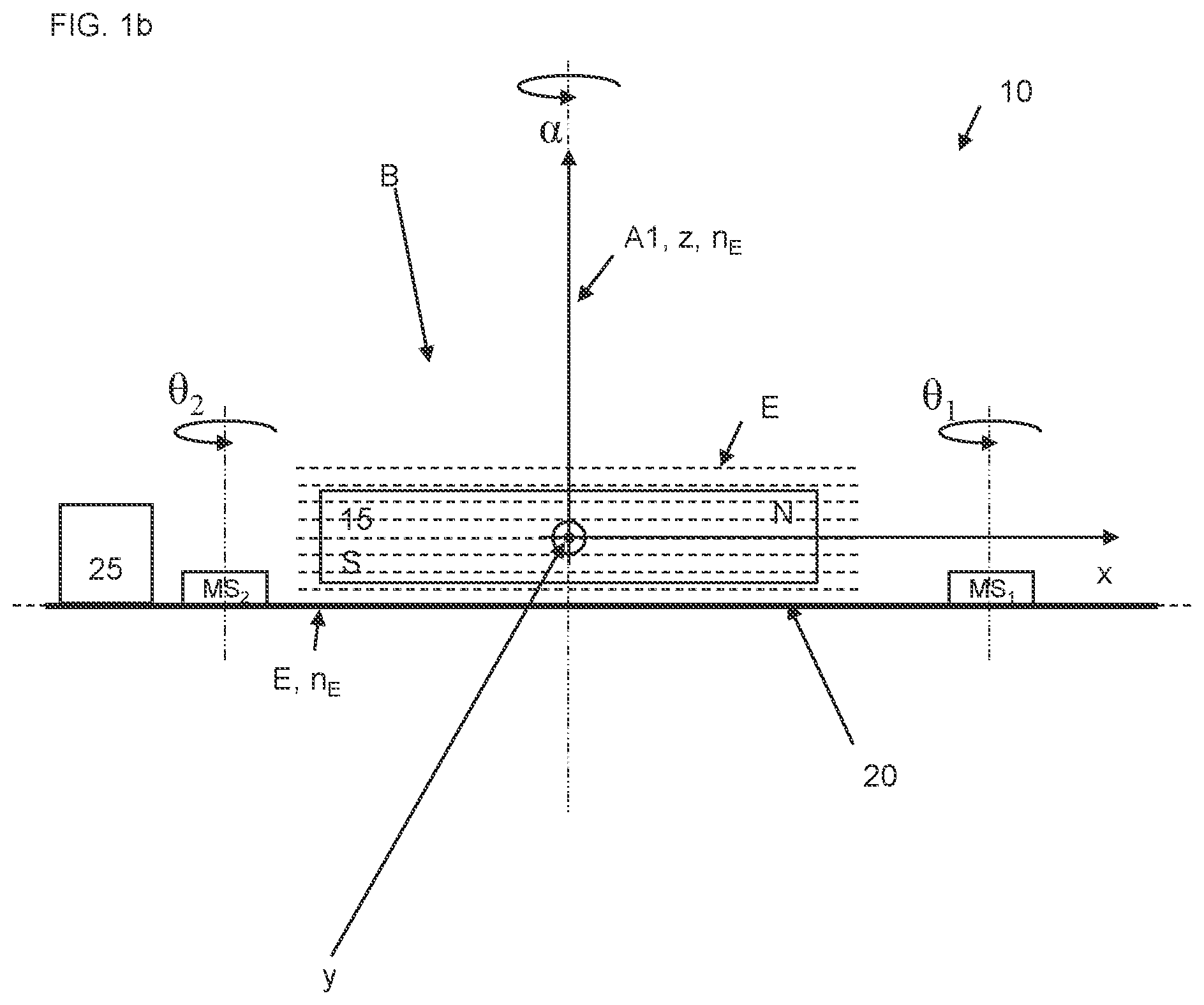 Patent US12480785 Figure 2 – Device and method for determining an encoder magnet rotation angle
