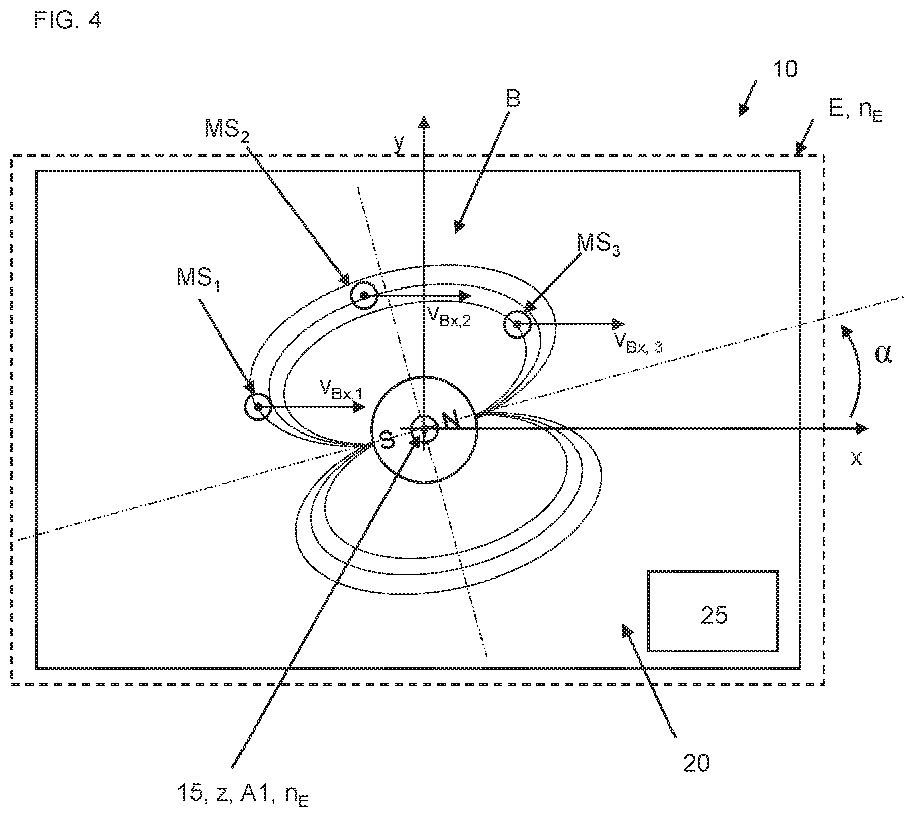 Patent US12480785 Figure 5 – Device and method for determining an encoder magnet rotation angle