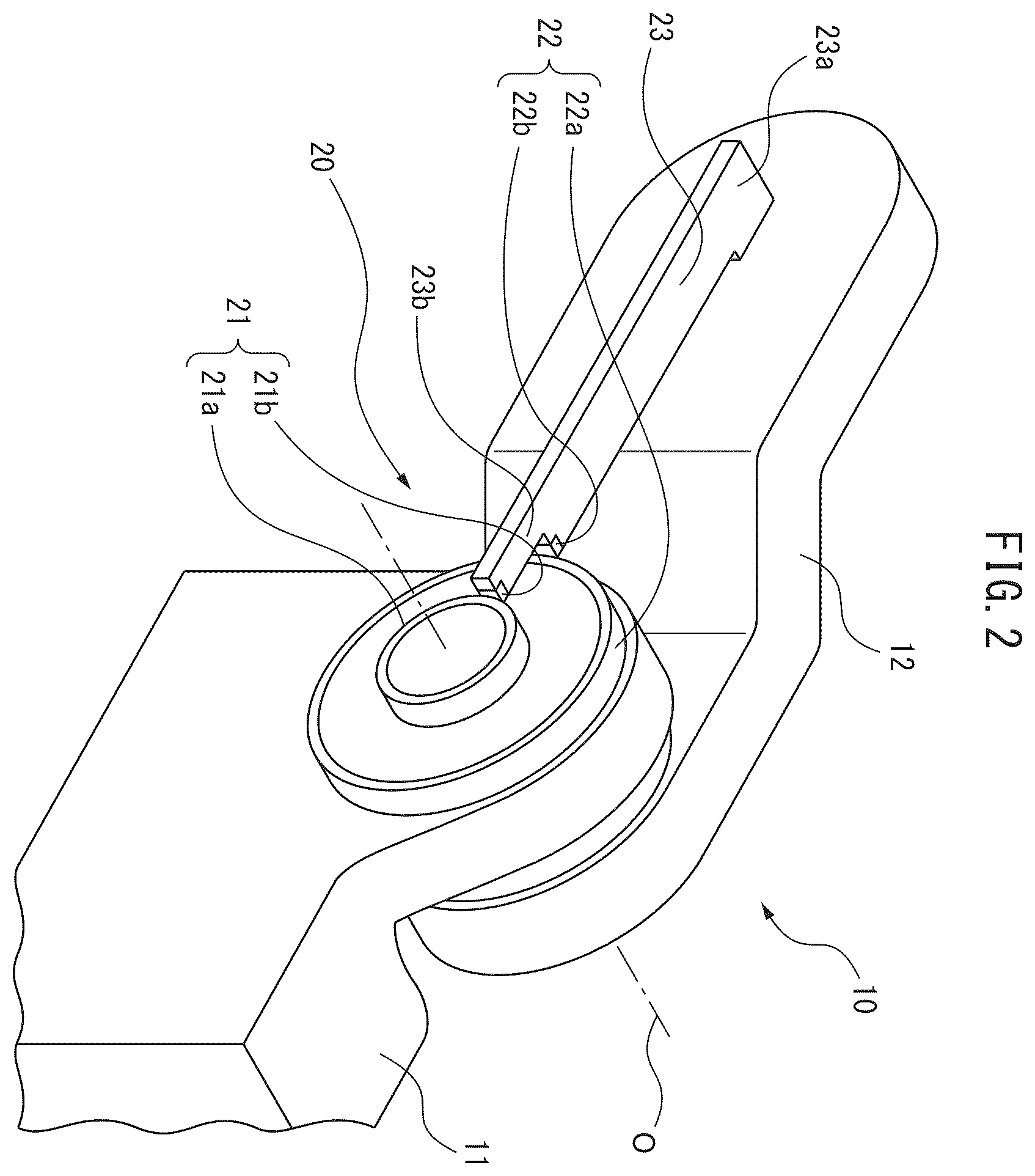 Patent US12480788 Figure 2 – Displacement detecting sensor, control device, and control system