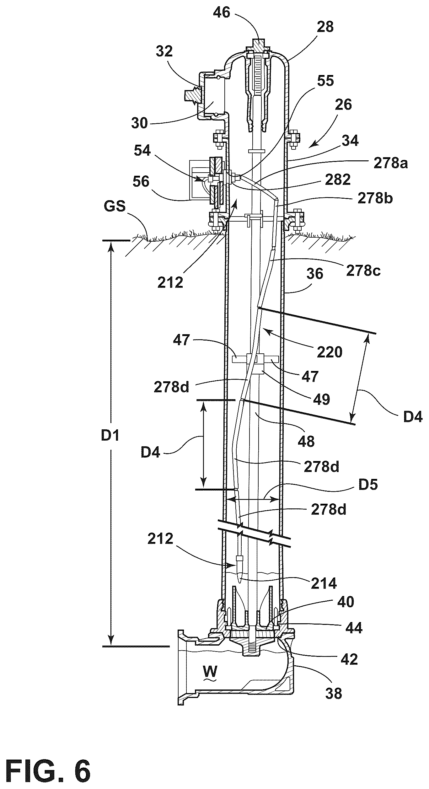 Patent US12480790 Figure 4 – Method for installing a sensor conduit support in an internal structure