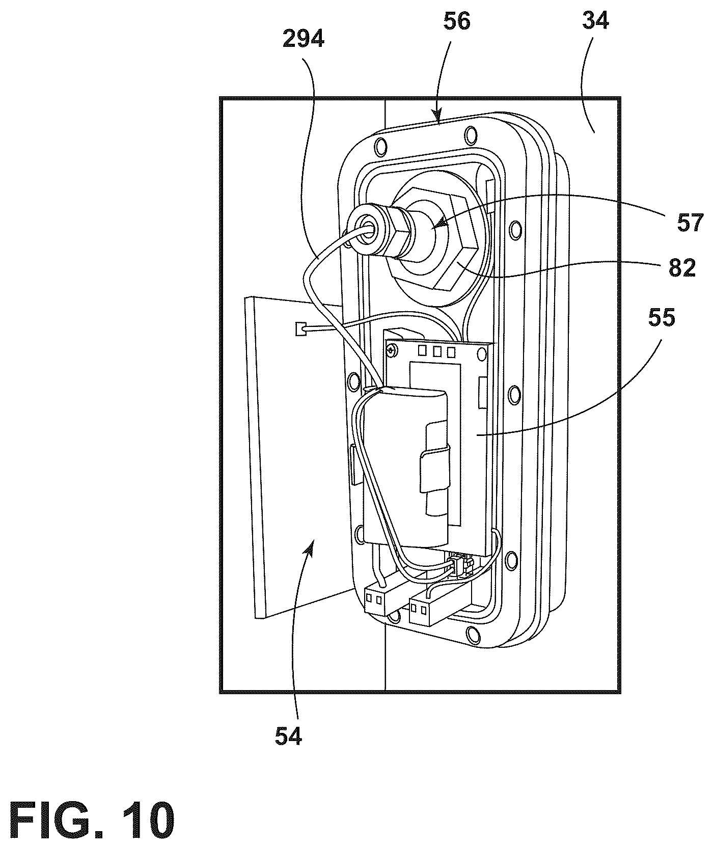 Patent US12480790 Figure 9 – Method for installing a sensor conduit support in an internal structure