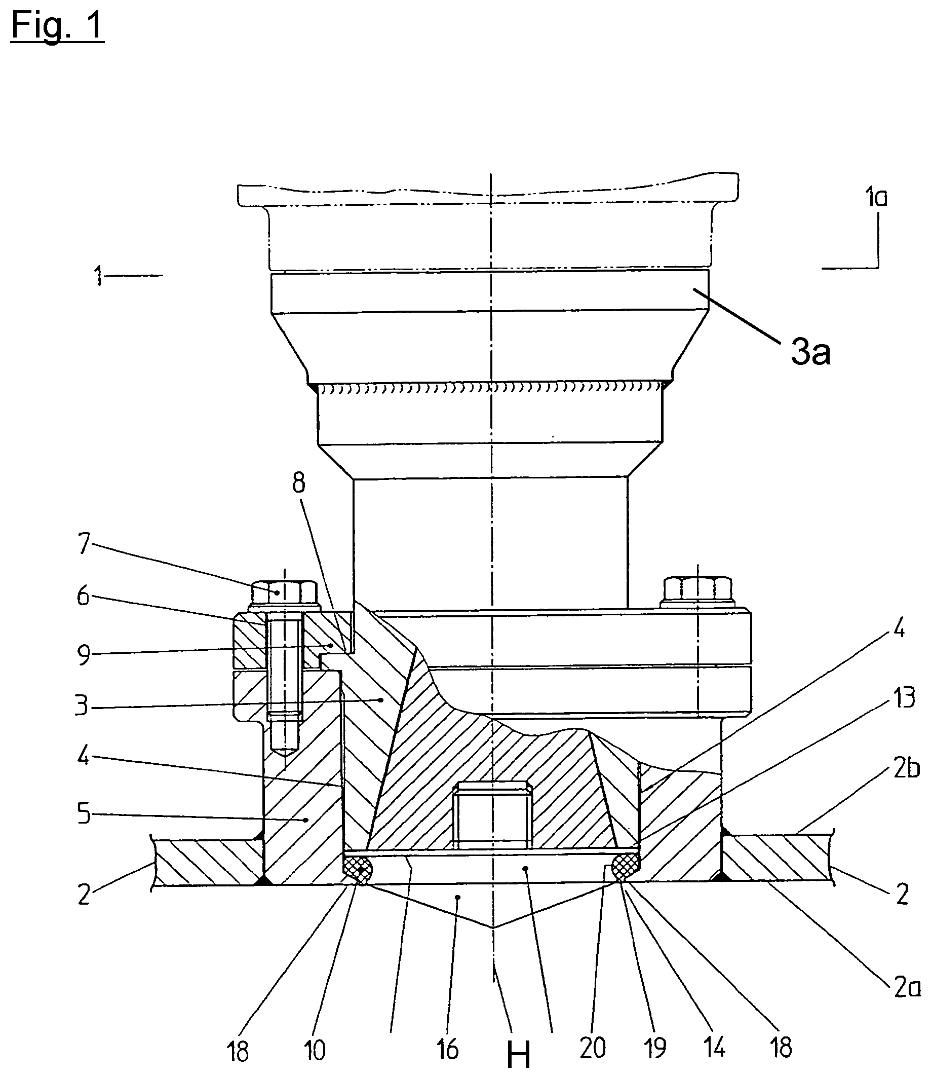 Patent US12480800 Figure 1 – Radar measuring device, measuring assembly and lens