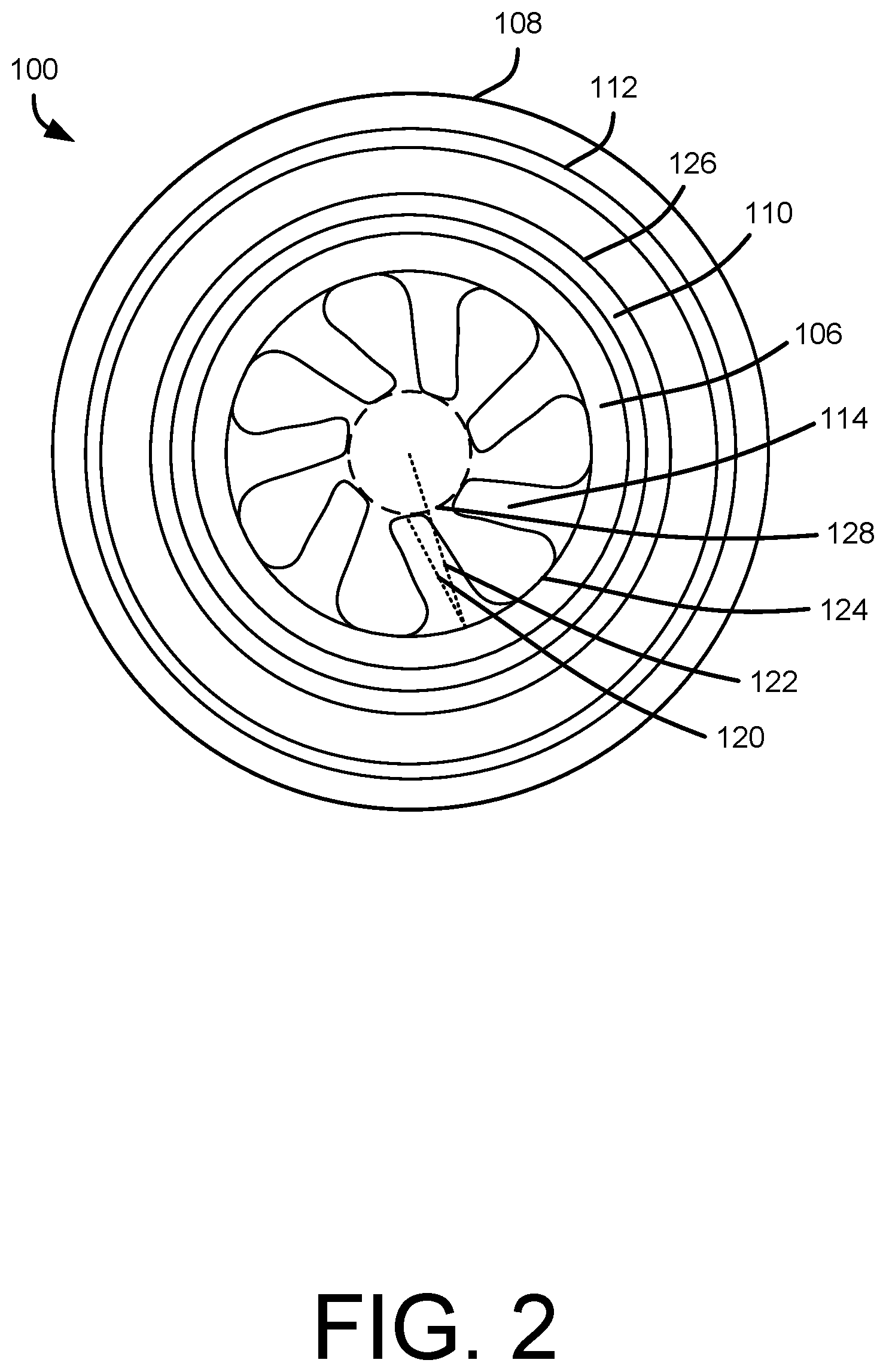 Patent US12480802 Figure 2 – Load cell bushing