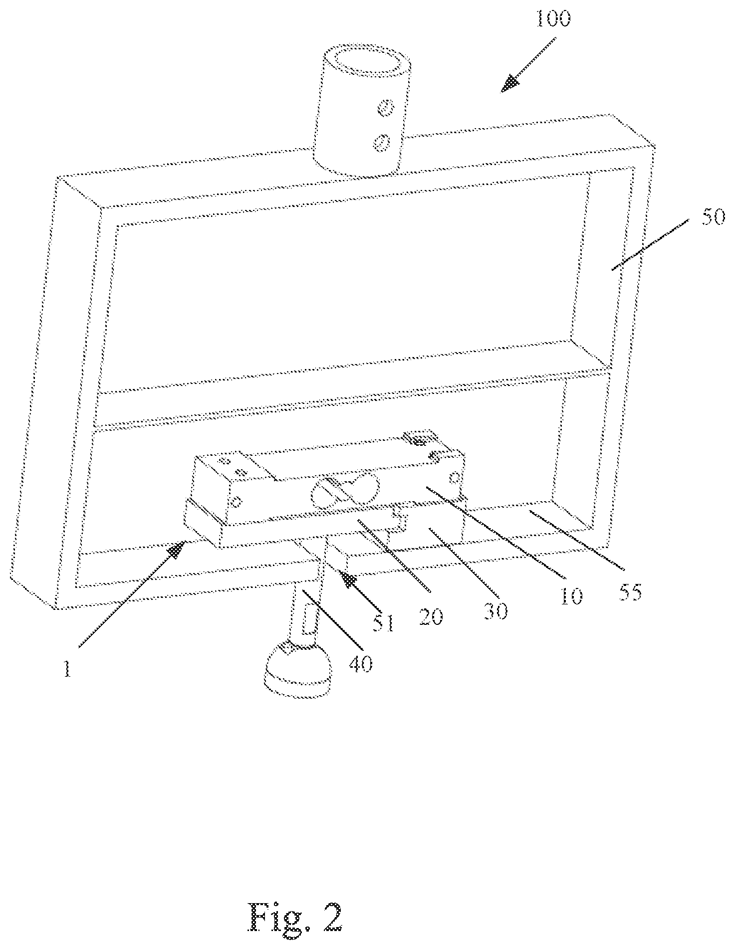 Patent US12480804 Figure 2 – Hanging scale sensor apparatus and a hanging scale