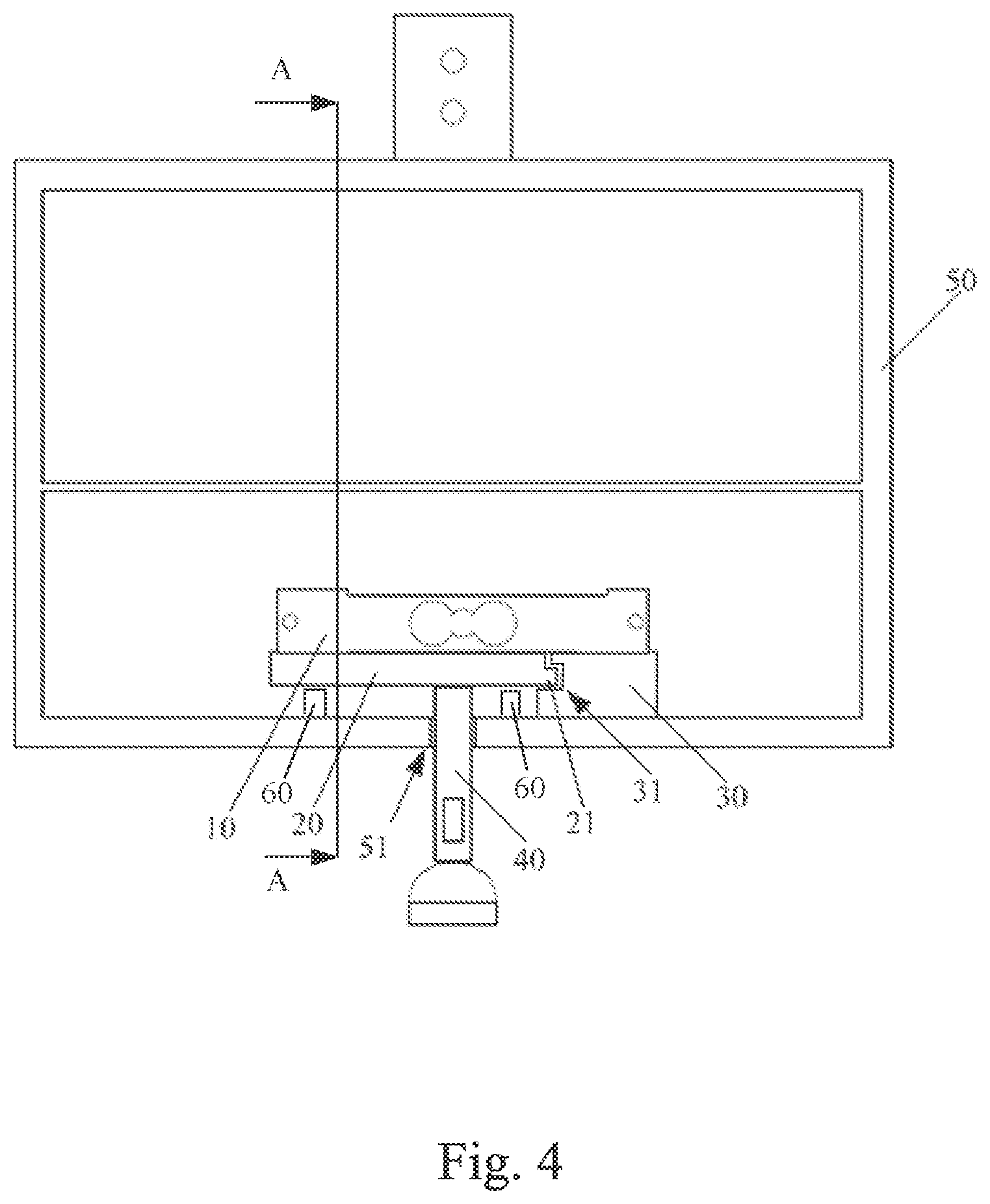 Patent US12480804 Figure 4 – Hanging scale sensor apparatus and a hanging scale