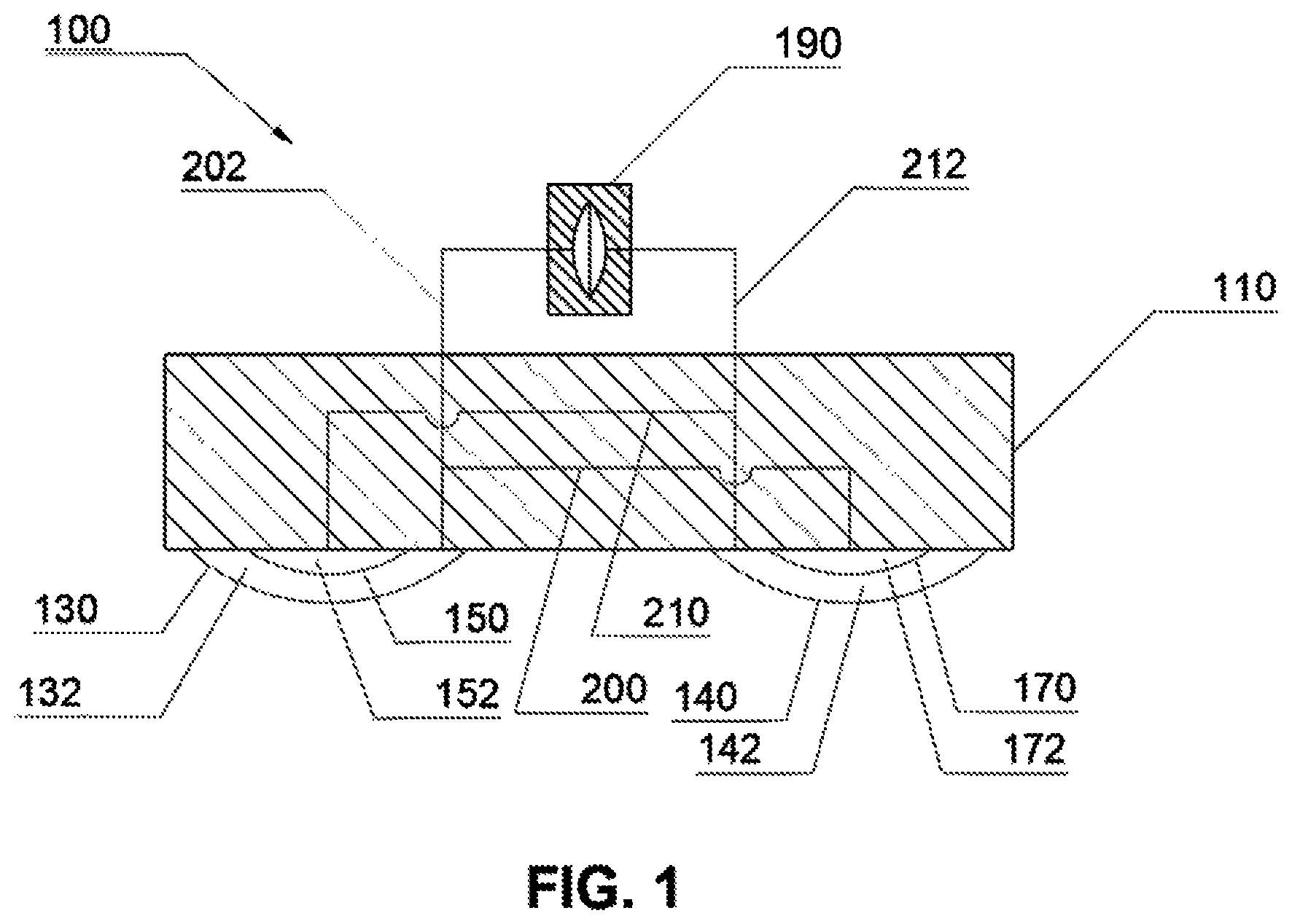 Patent US12480829 Figure 1 – Differential pressure measuring sensor with overload protection