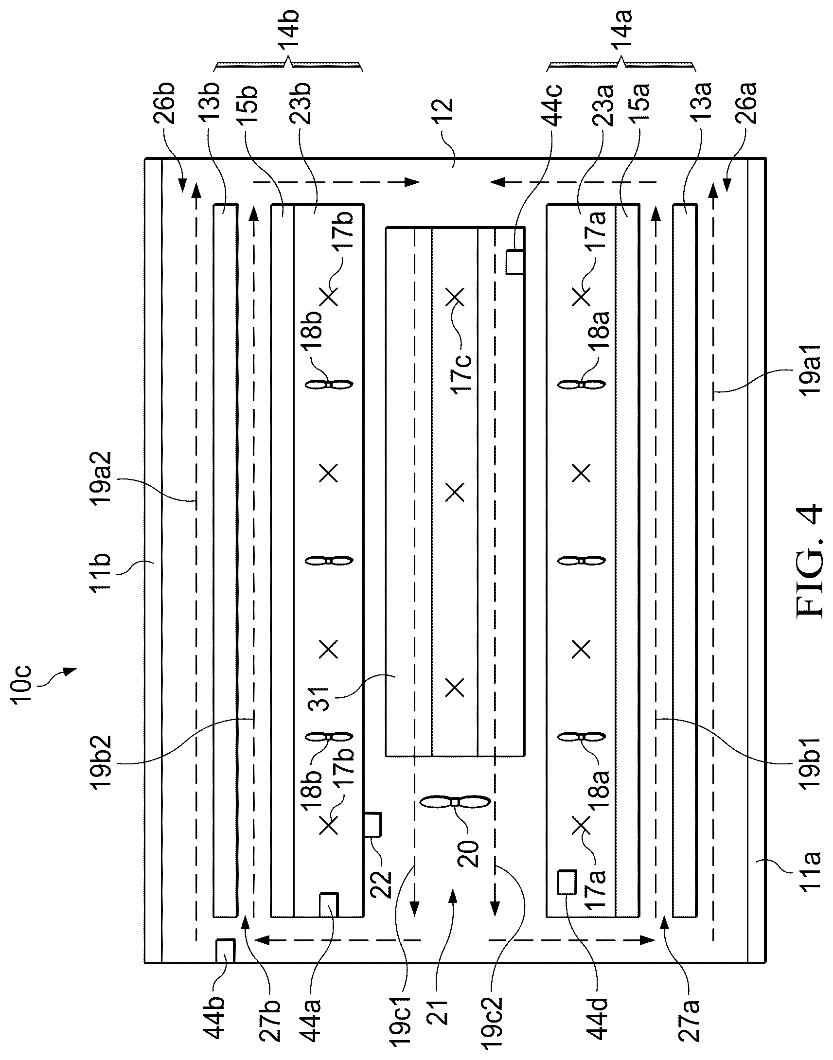 Patent US12480833 Figure 4 – Display assemblies with differential pressure sensors