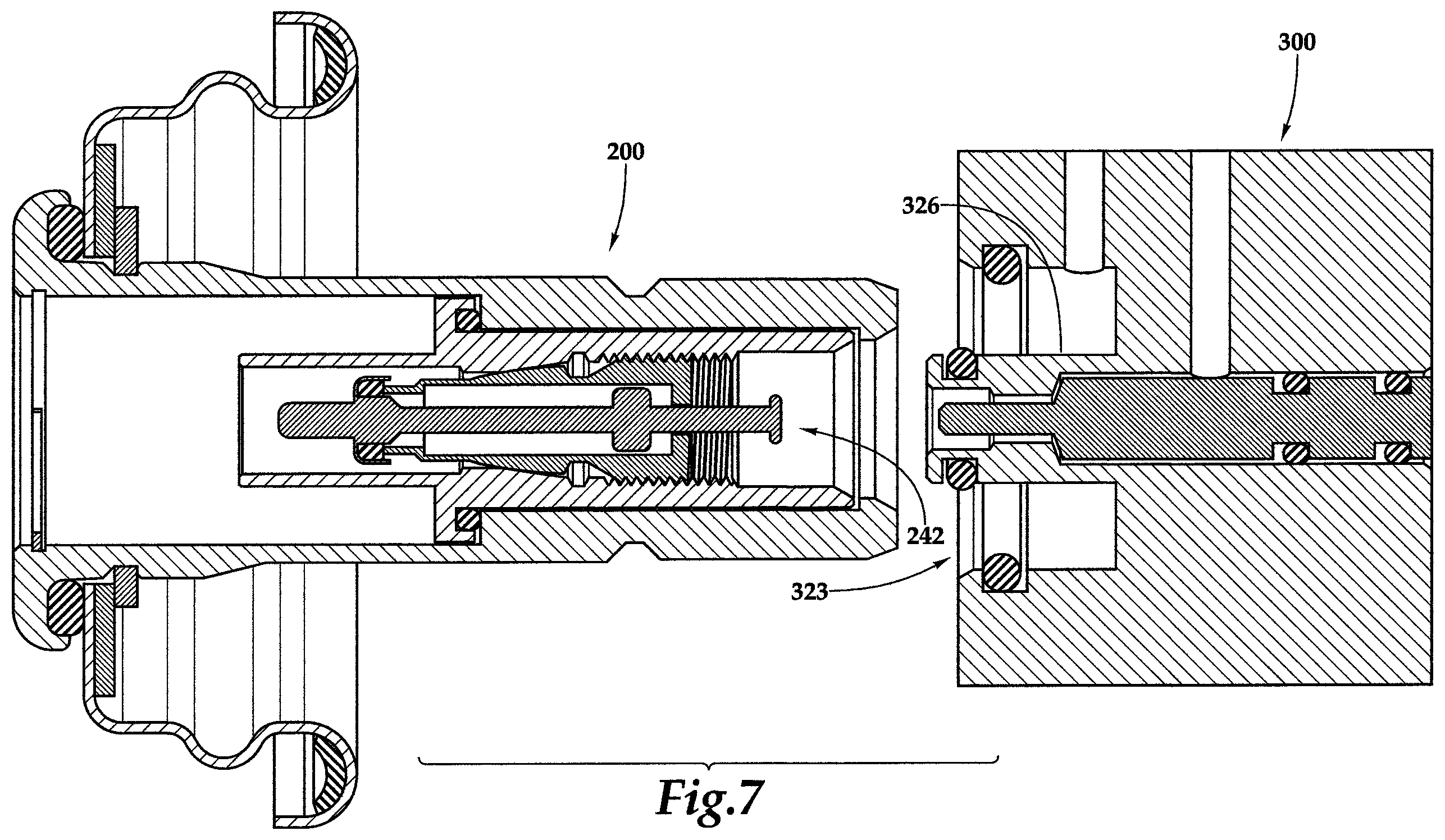 Patent US12480843 Figure 5 – Gas sampling valve apparatus and method