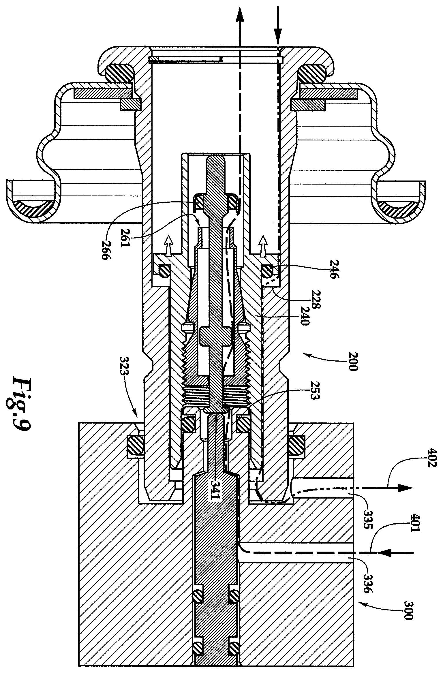 Patent US12480843 Figure 7 – Gas sampling valve apparatus and method