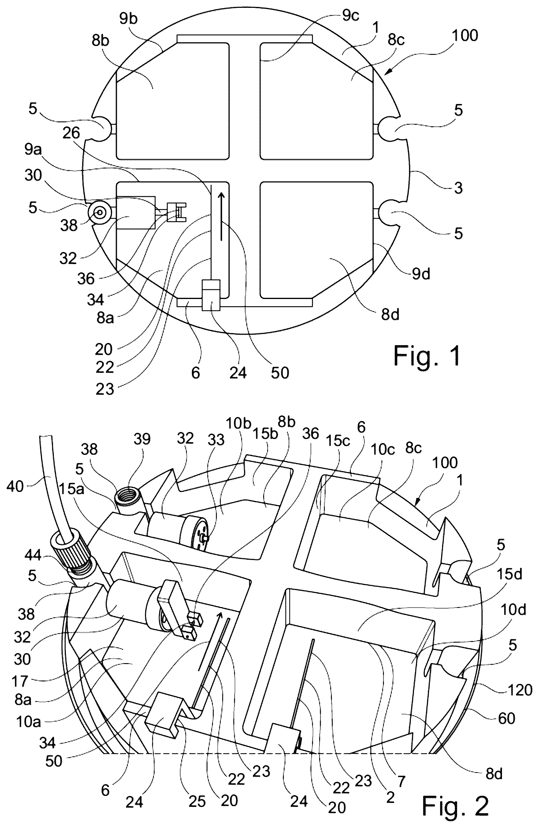 Patent US12480849 Figure 1 – Bioreactor device determining properties of biological sample, has holding element and cantilever