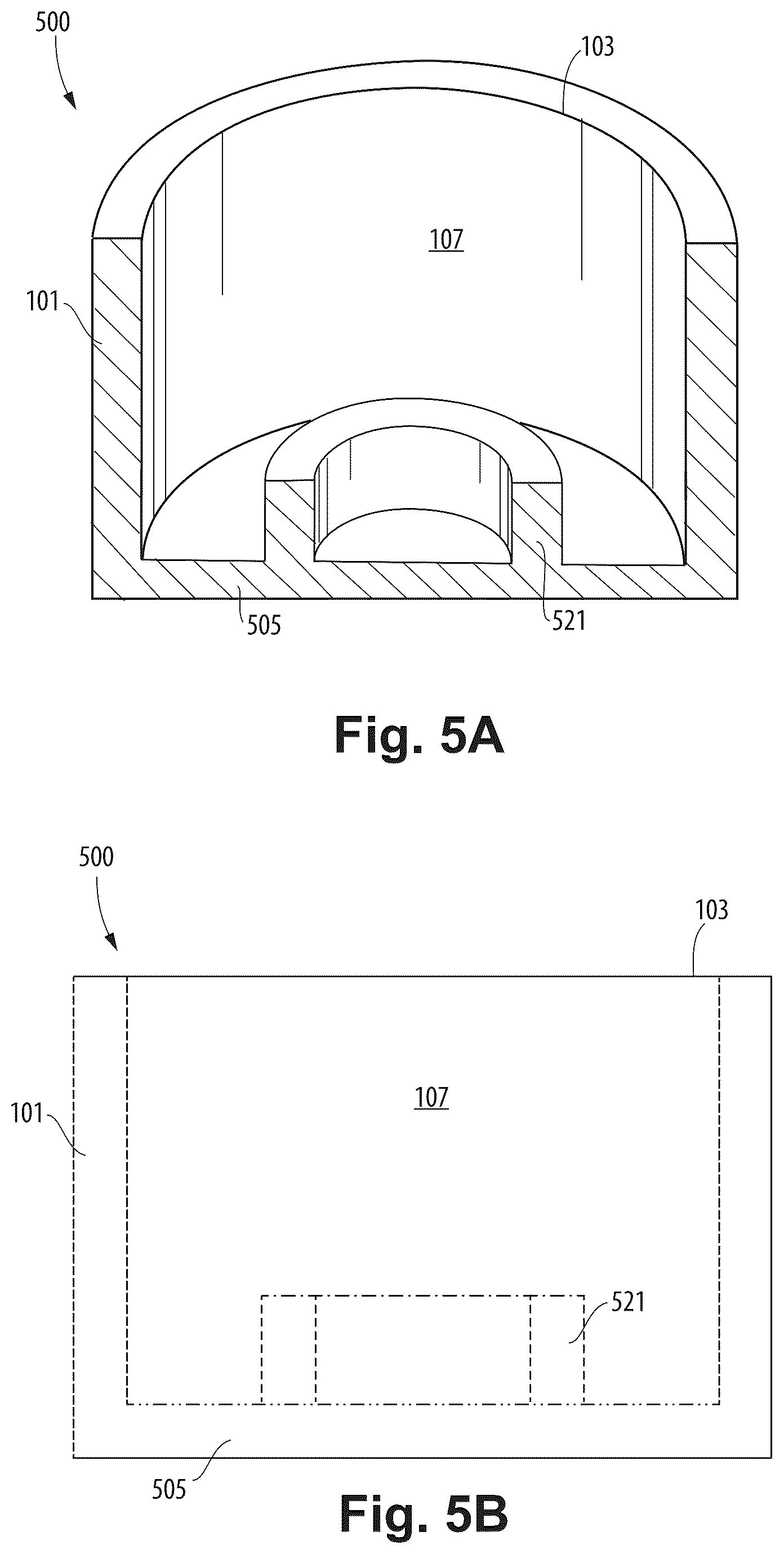 Patent US12480853 Figure 5 – Crucibles for thermogravimetric analysis (TGA)