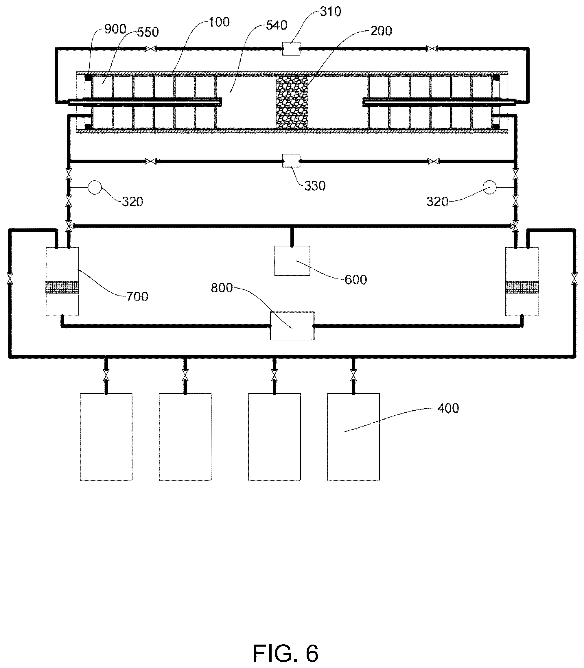 Patent US12480854 Figure 5 – Device and method for determining gas diffusion coefficient in rocks