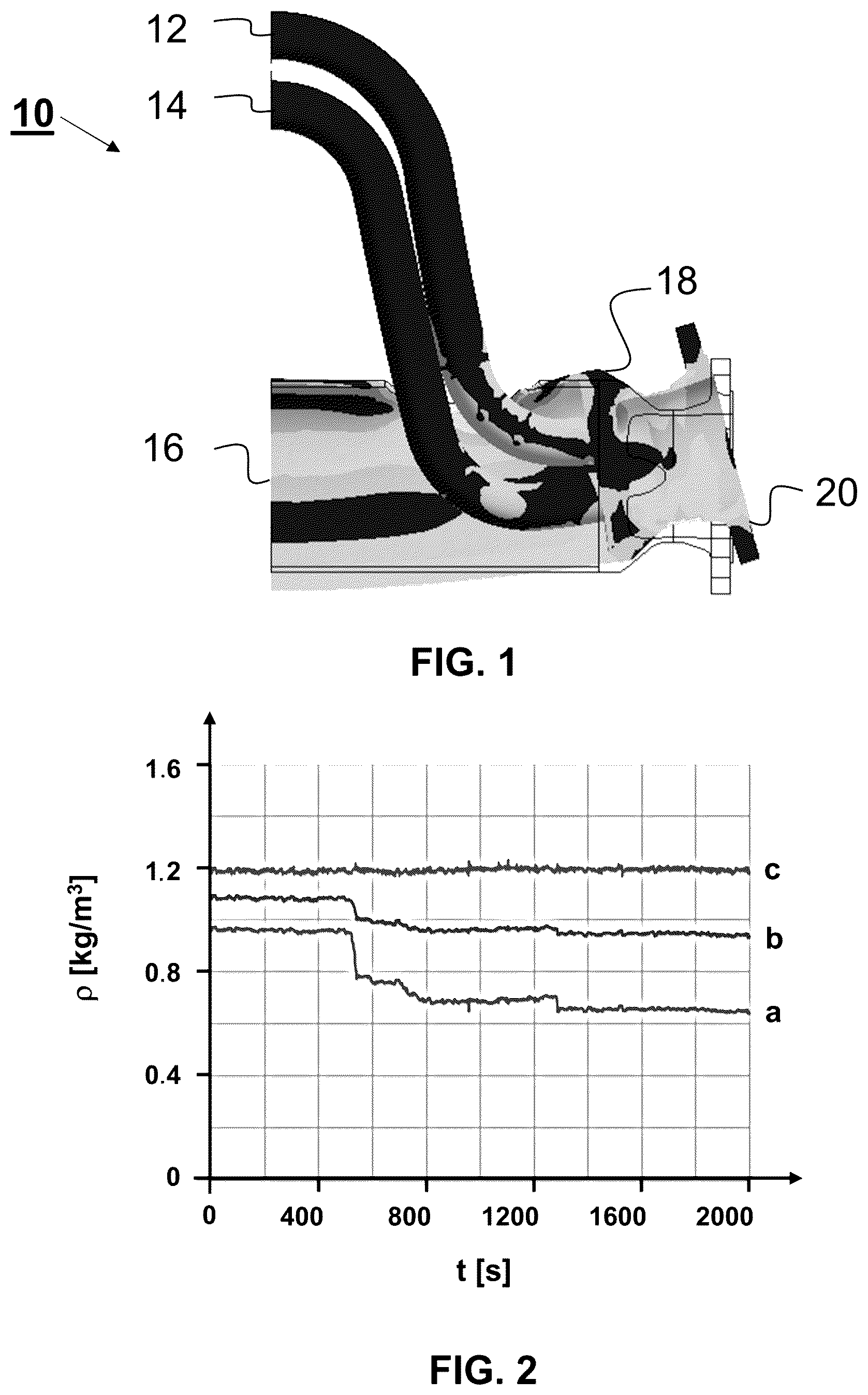 Patent US12480855 Figure 1 – Method for determining a density measurement reading and Coriolis mass flow transmitter for carrying out the method