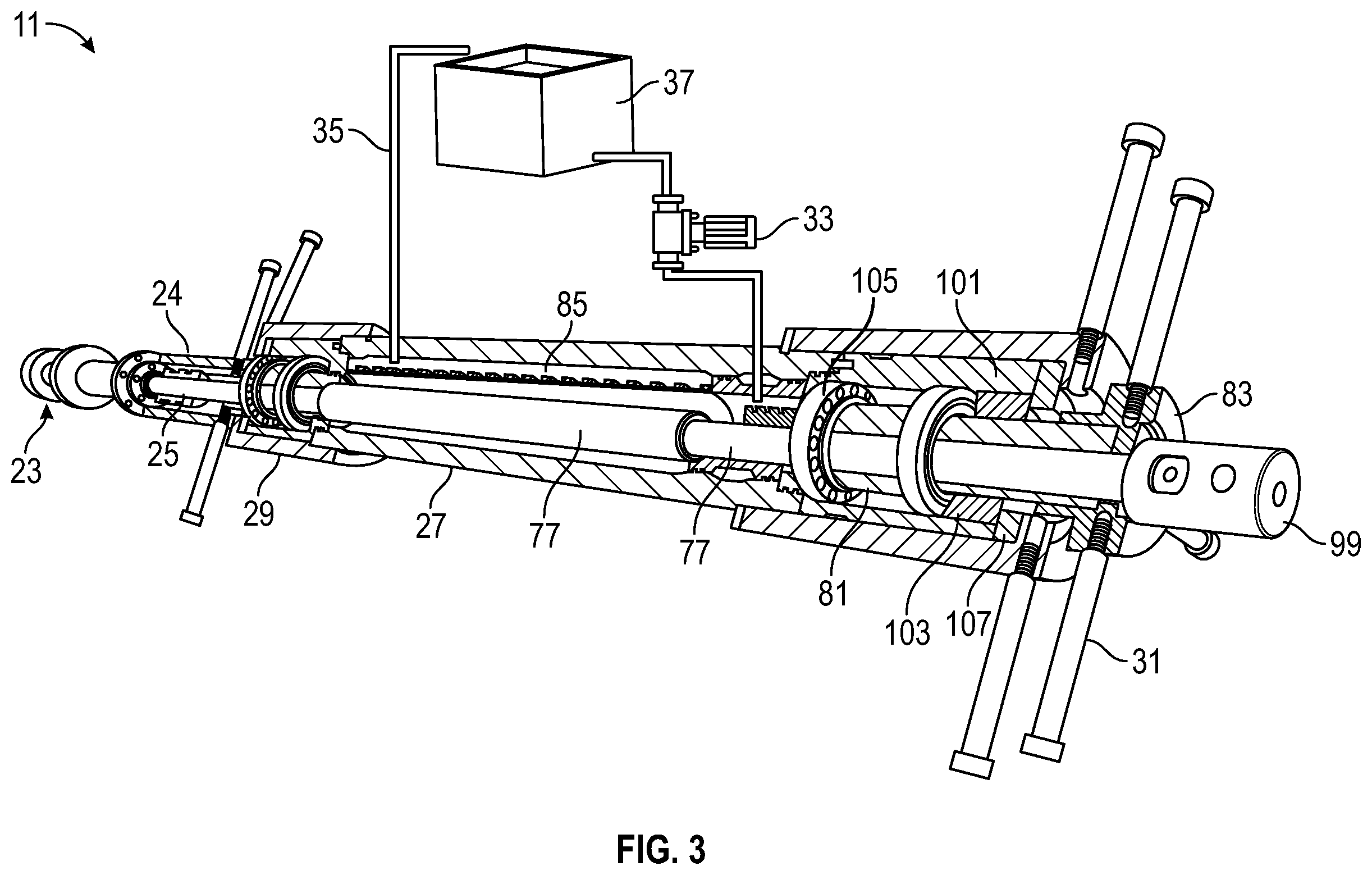 Patent US12480856 Figure 3 – Differential sticking test fixture