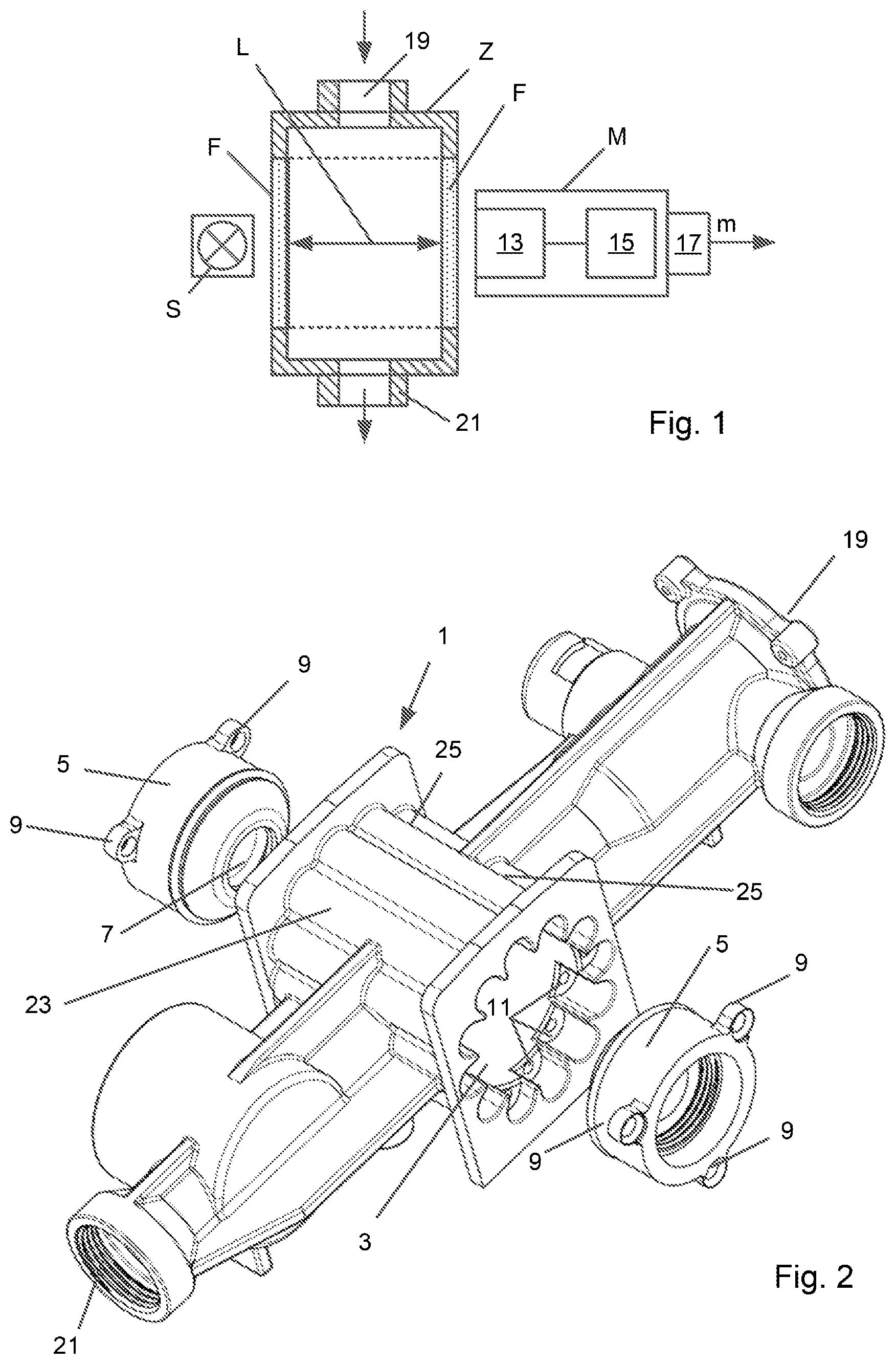 Patent US12480863 — Measuring cell for performing optical measurements — Figure 1