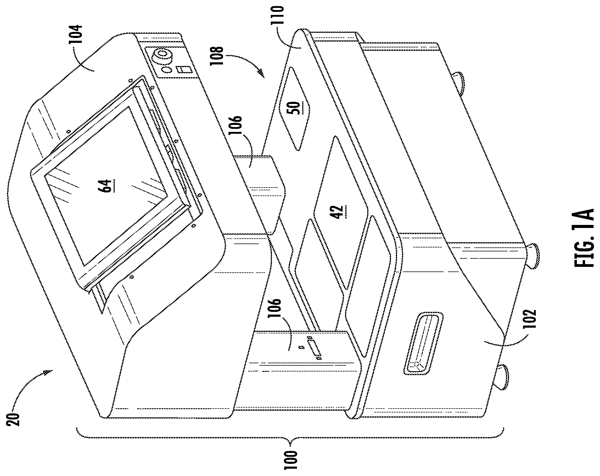 Patent US12480887 Figure 1 – Multi-mode object detection