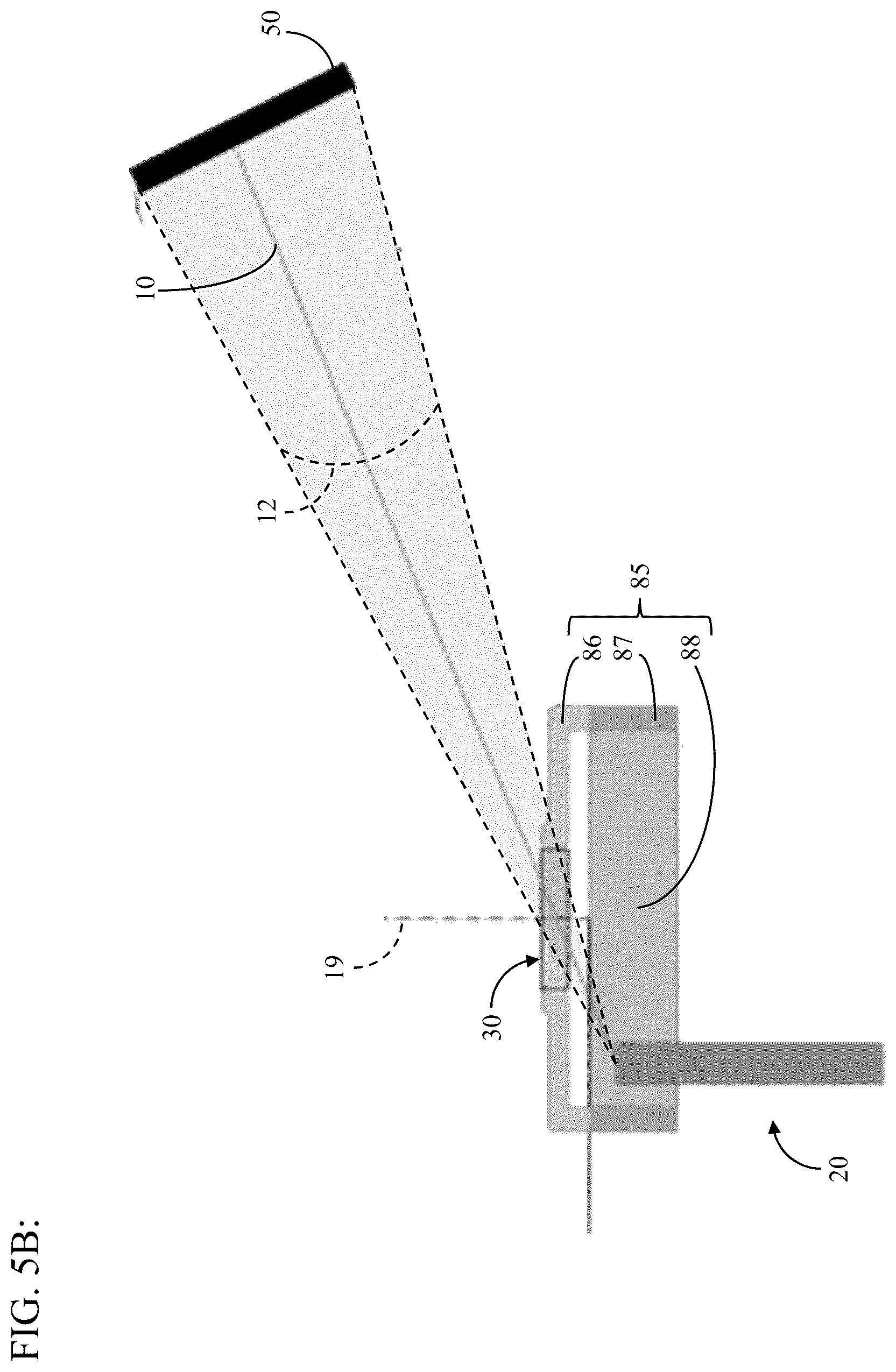 Patent US12480892 Figure 6 – High throughput 3D x-ray imaging system using a transmission x-ray source