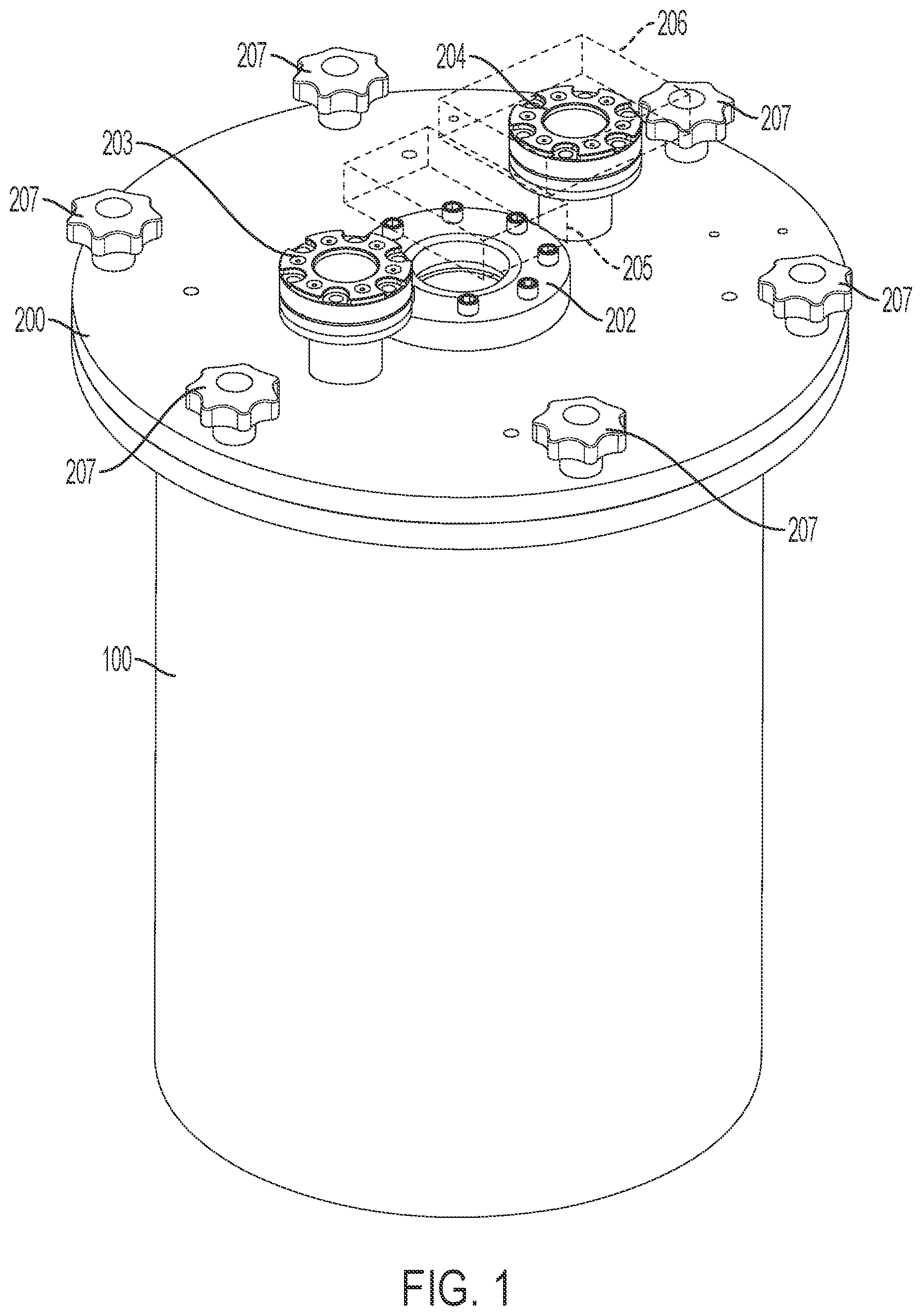 Patent US12480900 Figure 1 – Cryogenic property test platform