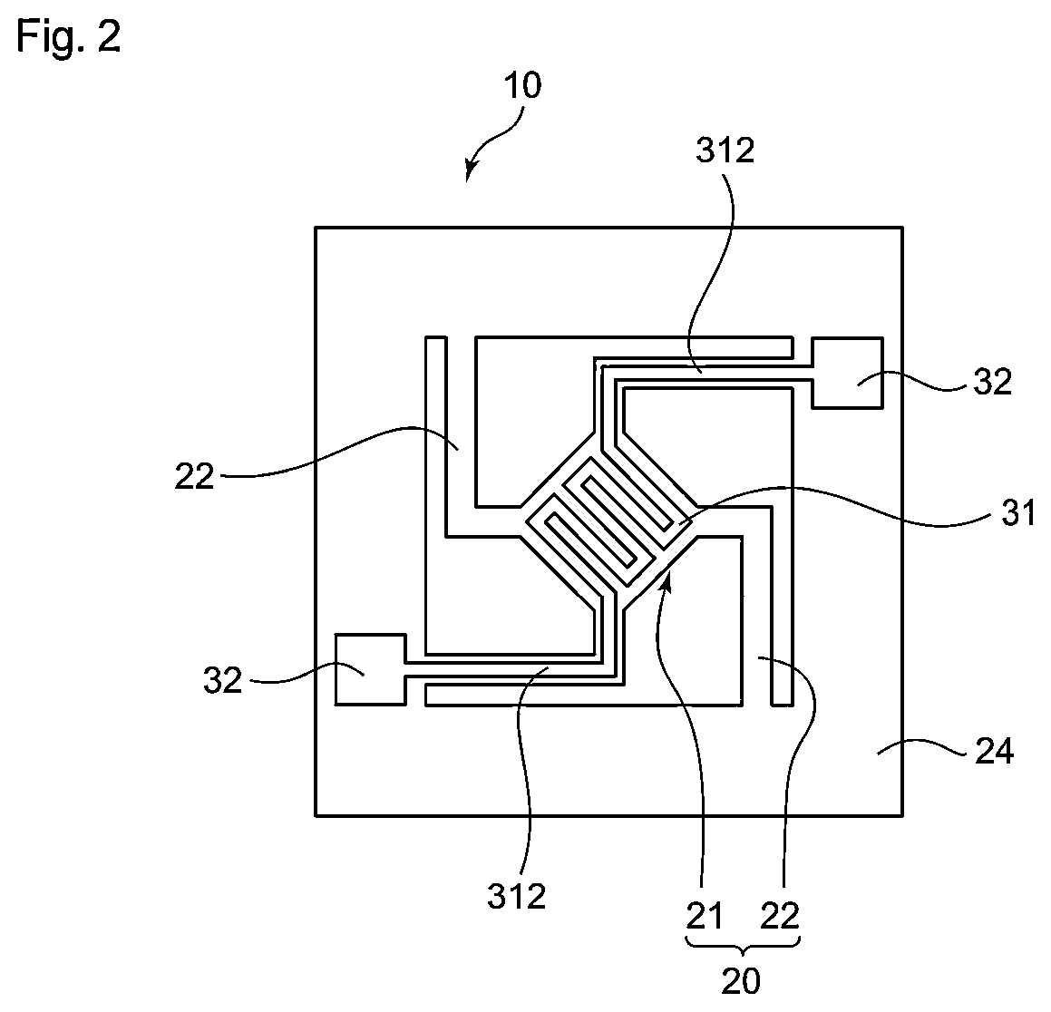 Patent US12480905 Figure 2 – Gas concentration measuring device and method for measuring concentration of analyte gas in sample gas