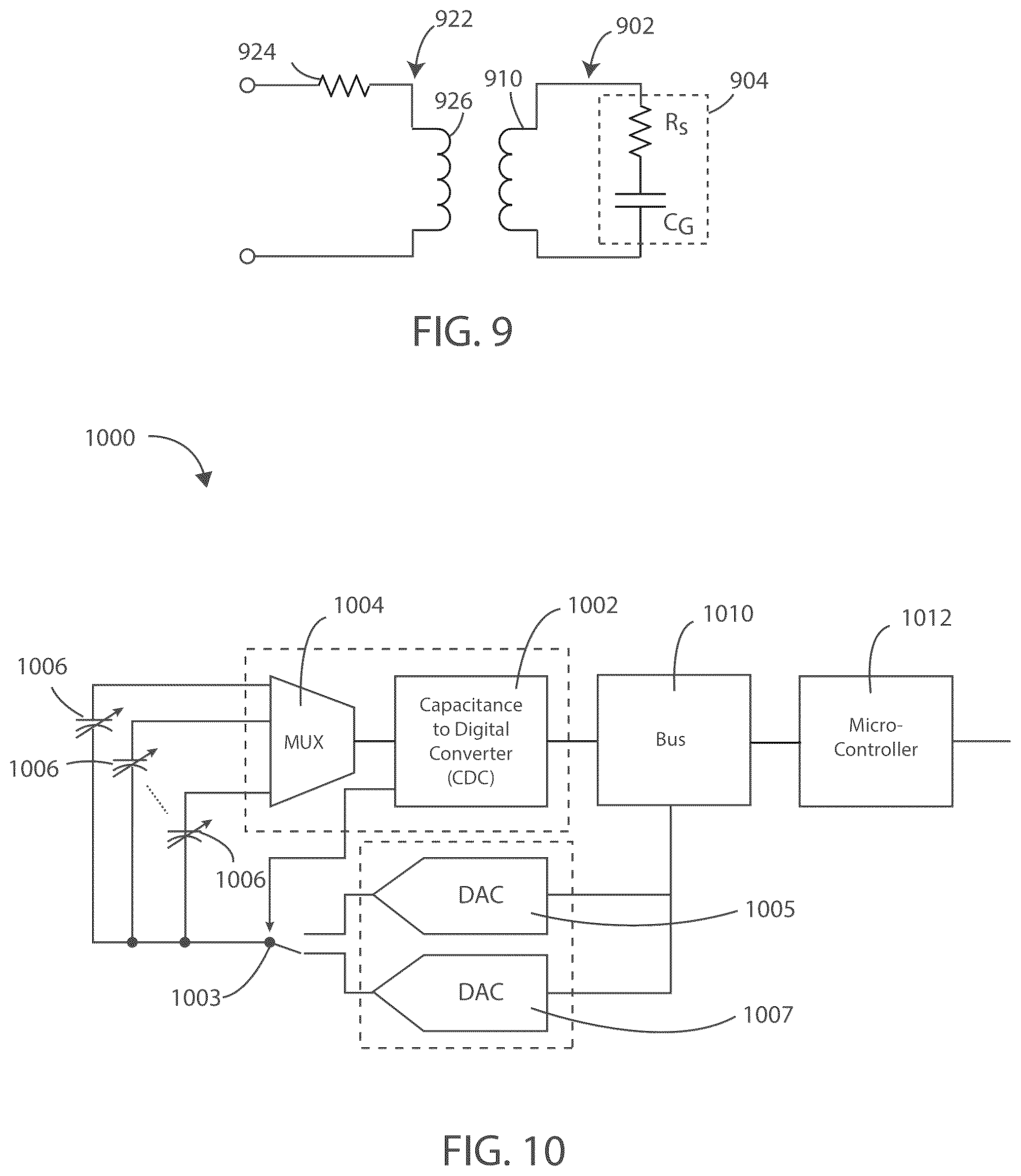 Patent US12480907 Figure 7 – Systems utilizing graphene varactor hysteresis effects for sample characterization