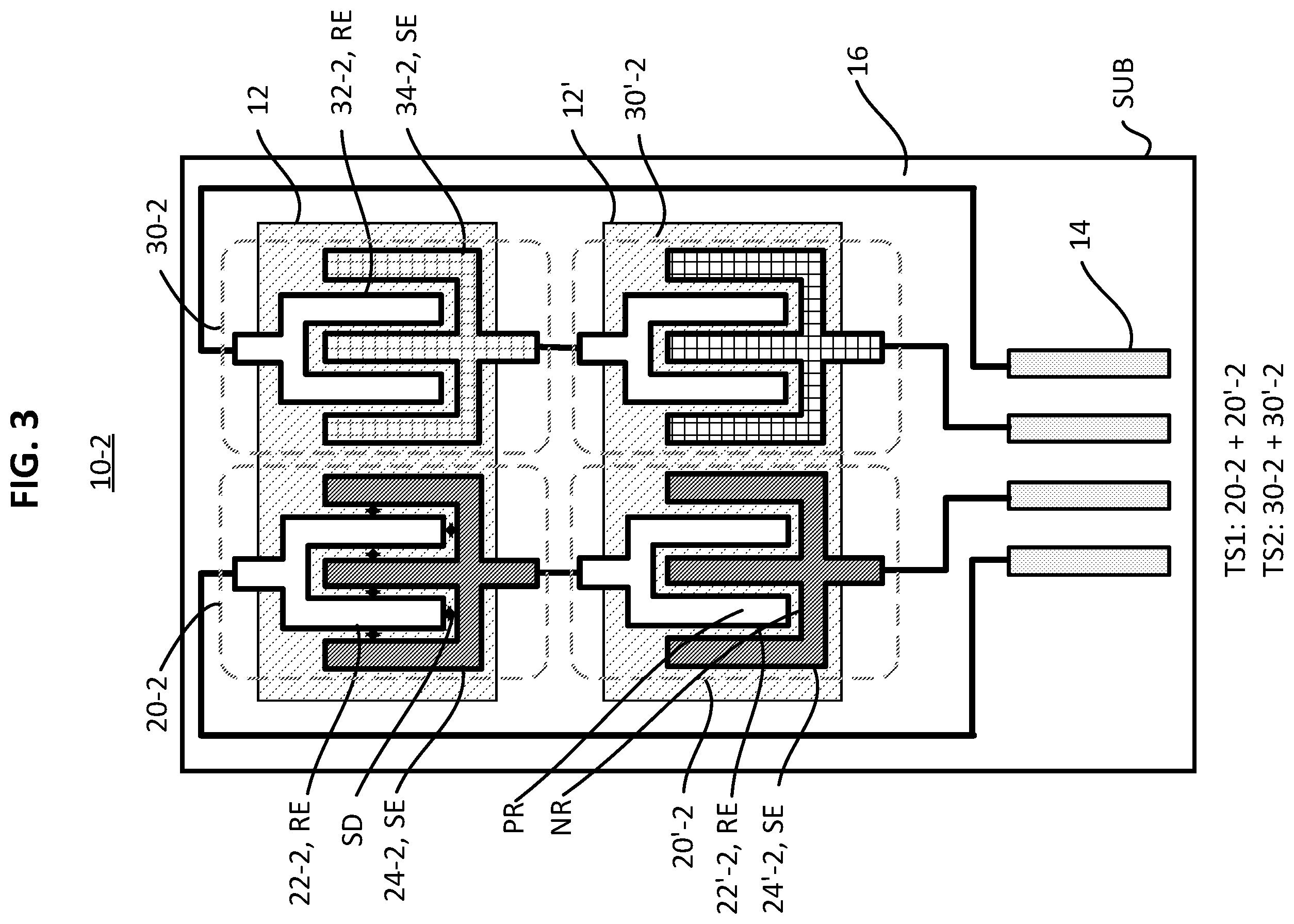 Patent US12480908 Figure 4 – Solid state multi-electrode sensor array for real-time monitoring of multi-gas mixtures