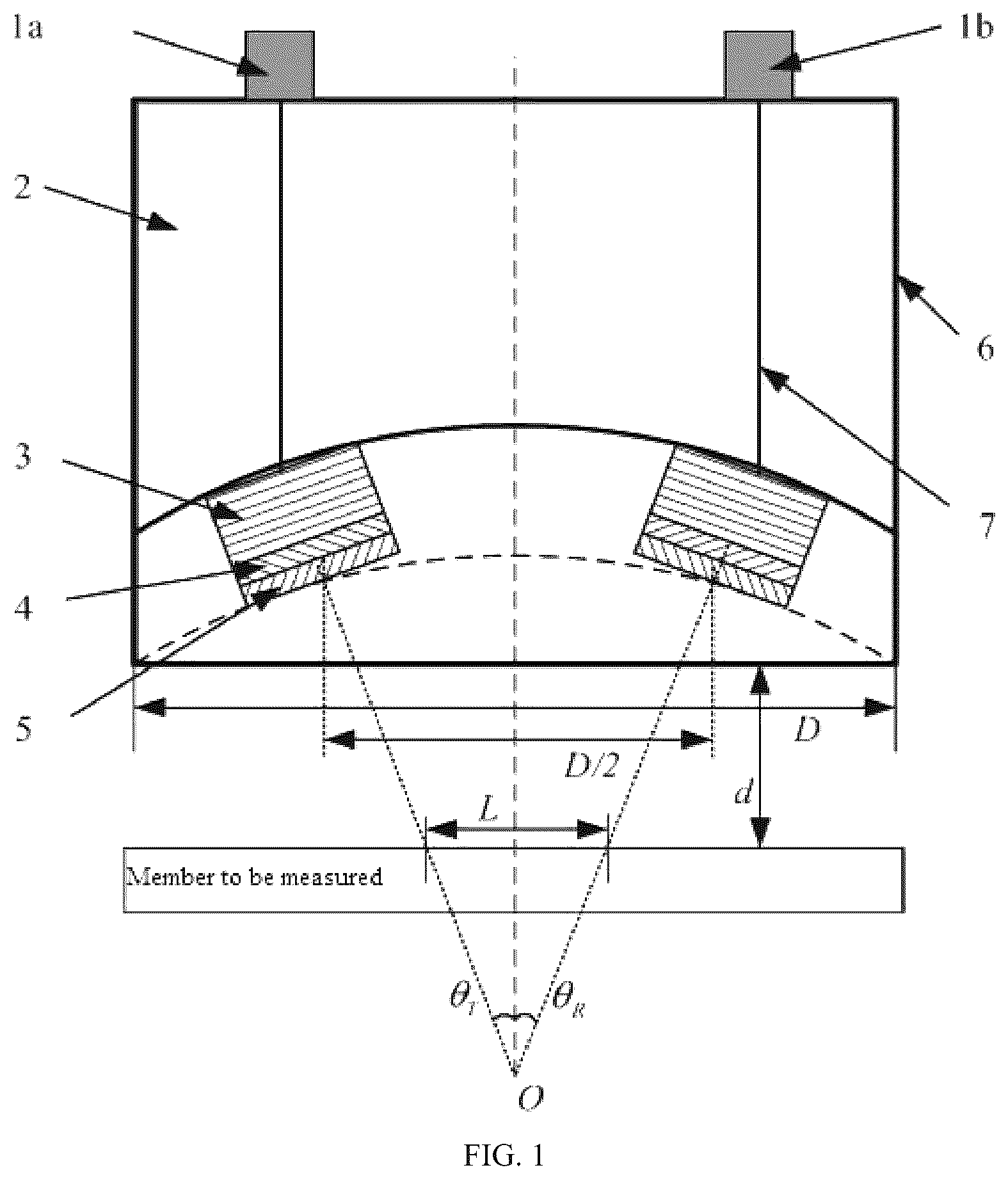 Patent US12480913 Figure 1 – Ultrasonic measurement method for plane stress on the basis of multi-wafer air-coupled transducer