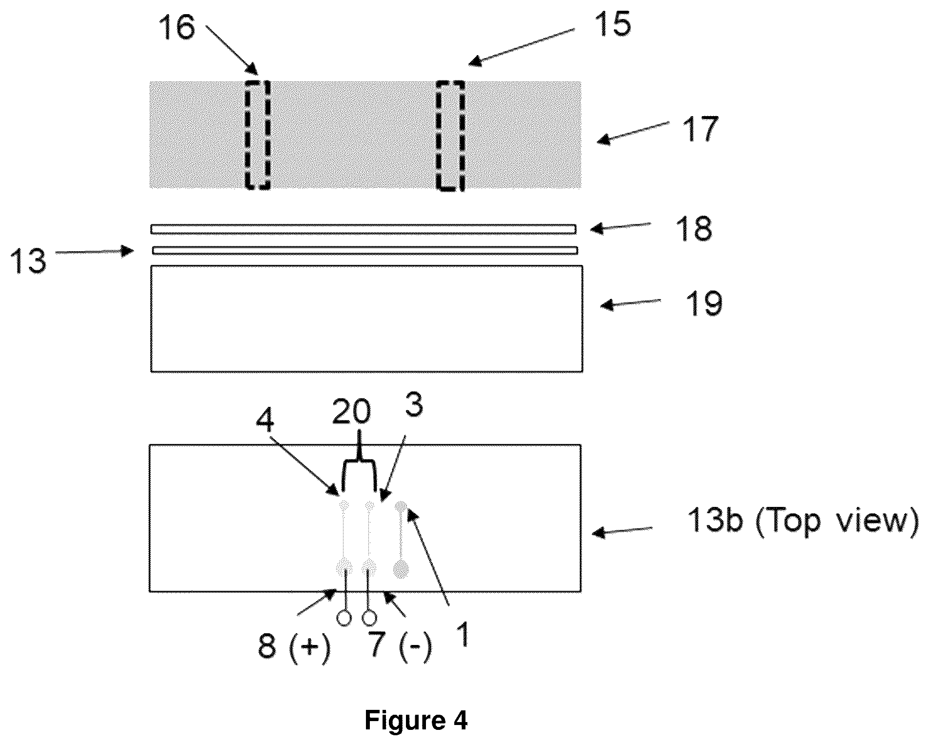Patent US12480918 Figure 3 – Disposable thin-film platinum hydrogen reference electrode
