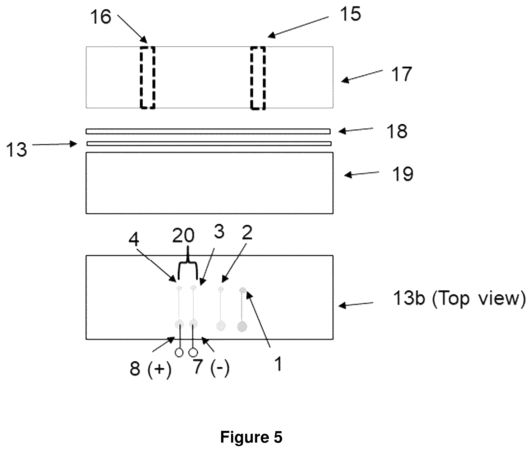 Patent US12480918 Figure 4 – Disposable thin-film platinum hydrogen reference electrode
