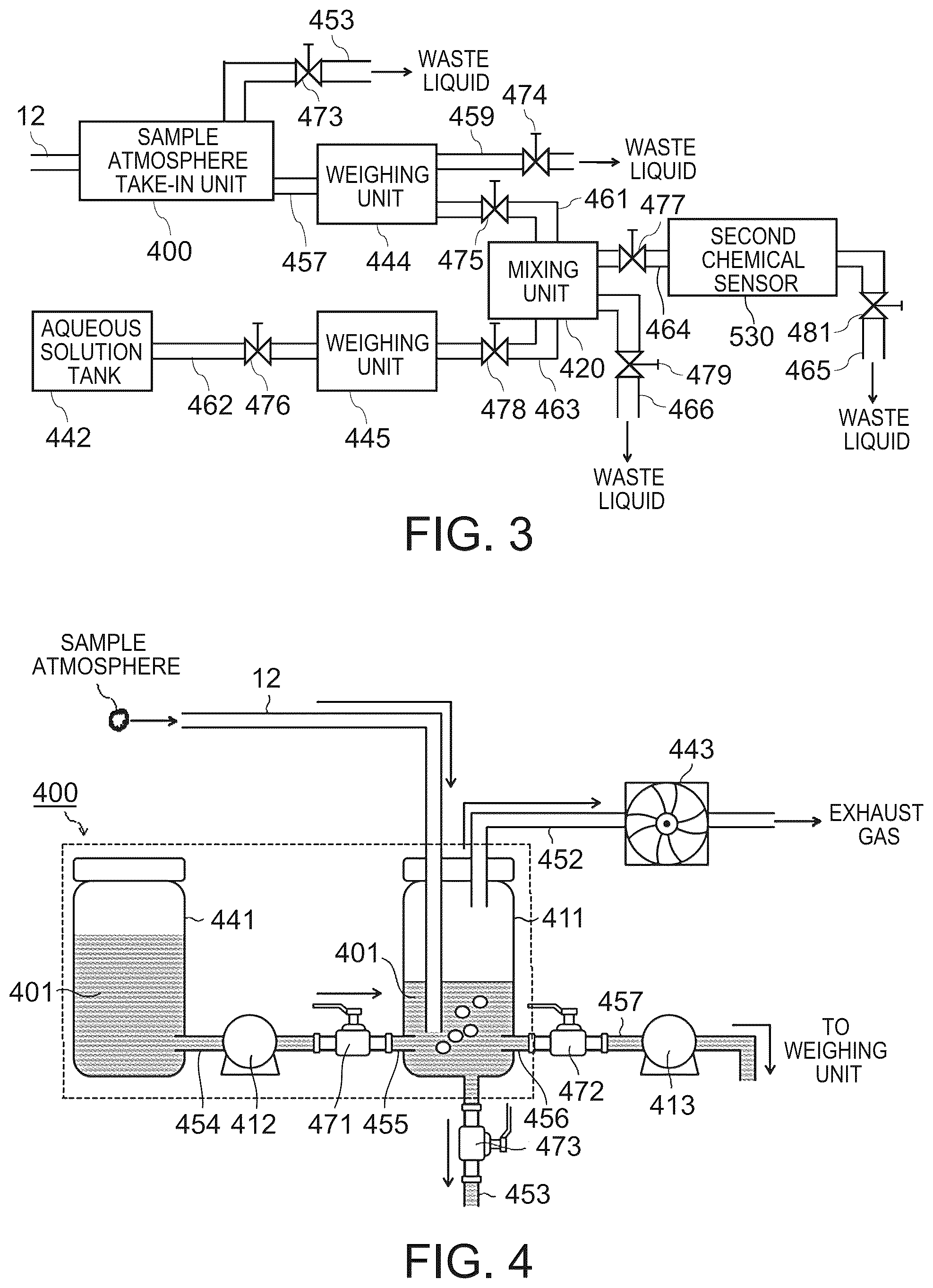 Patent US12480923 Figure 2 – Chemical sensor system