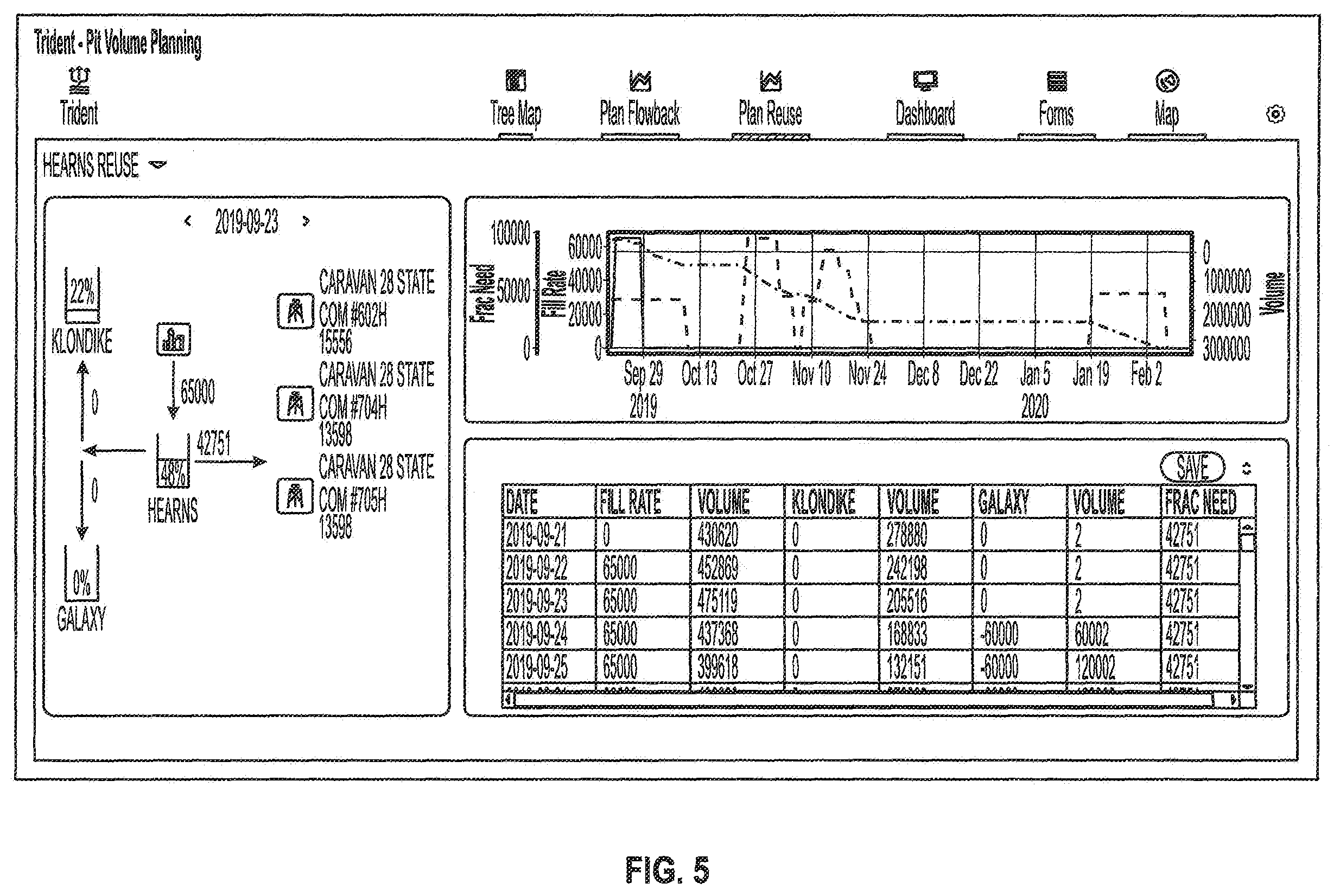Patent US12480927 Figure 5 – Water usage monitor and tracking