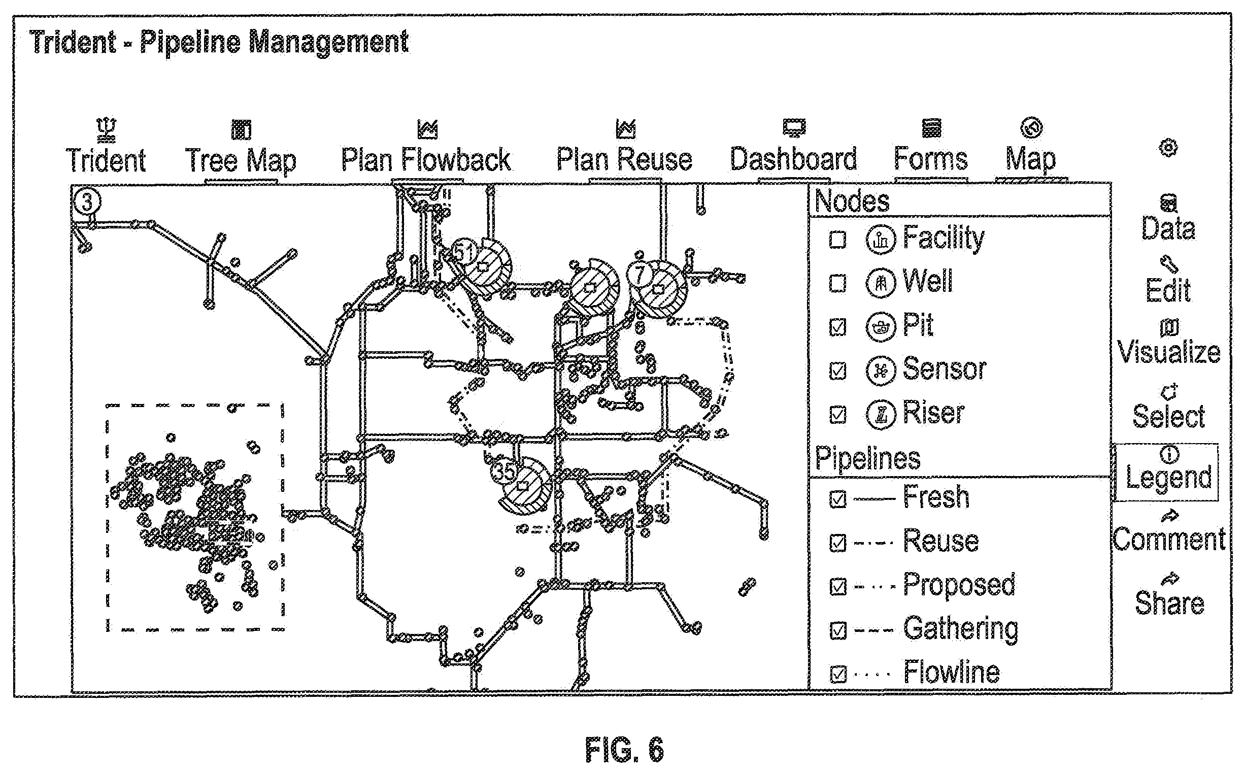 Patent US12480927 Figure 6 – Water usage monitor and tracking