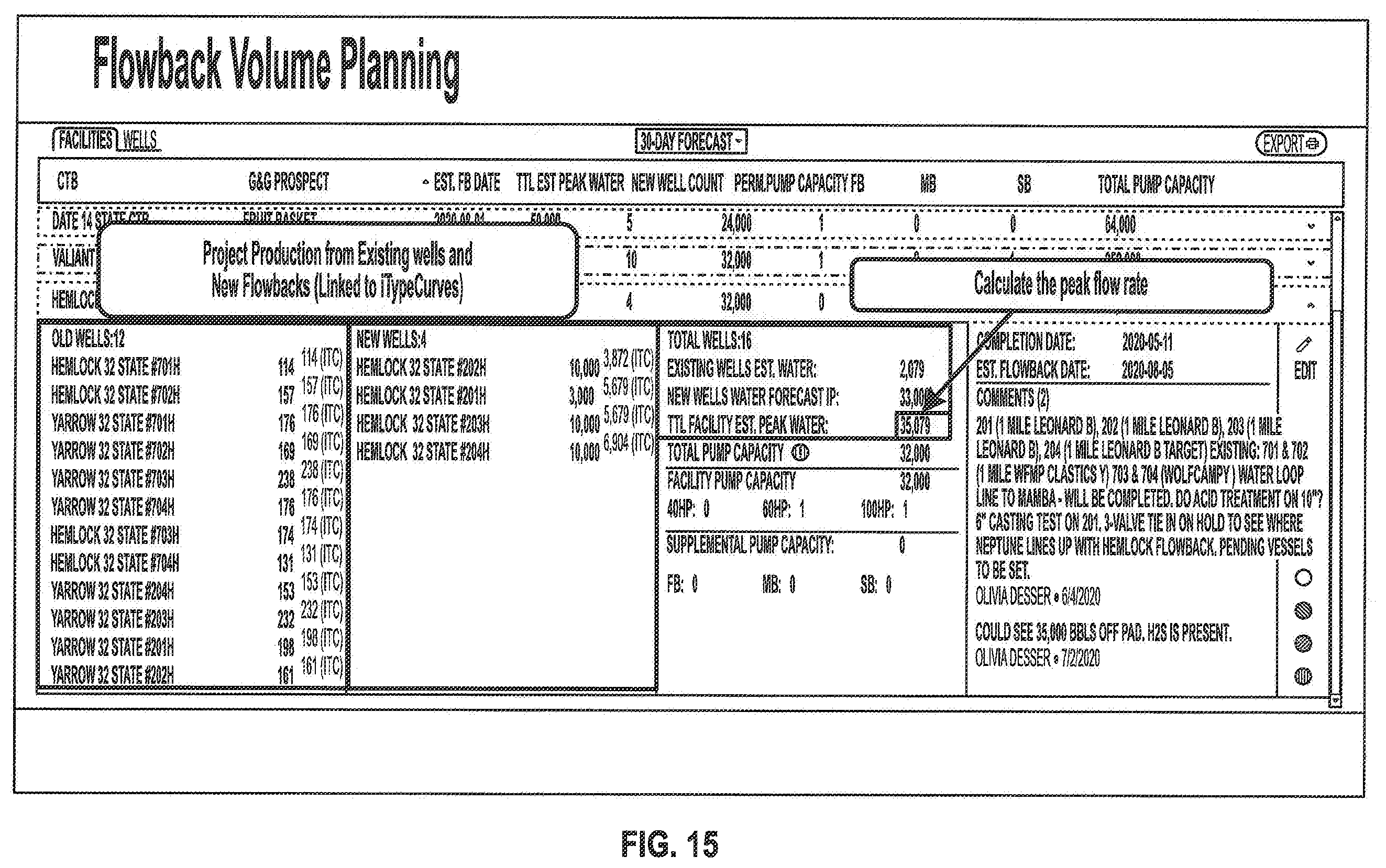 Patent US12480927 Figure 15 – Water usage monitor and tracking