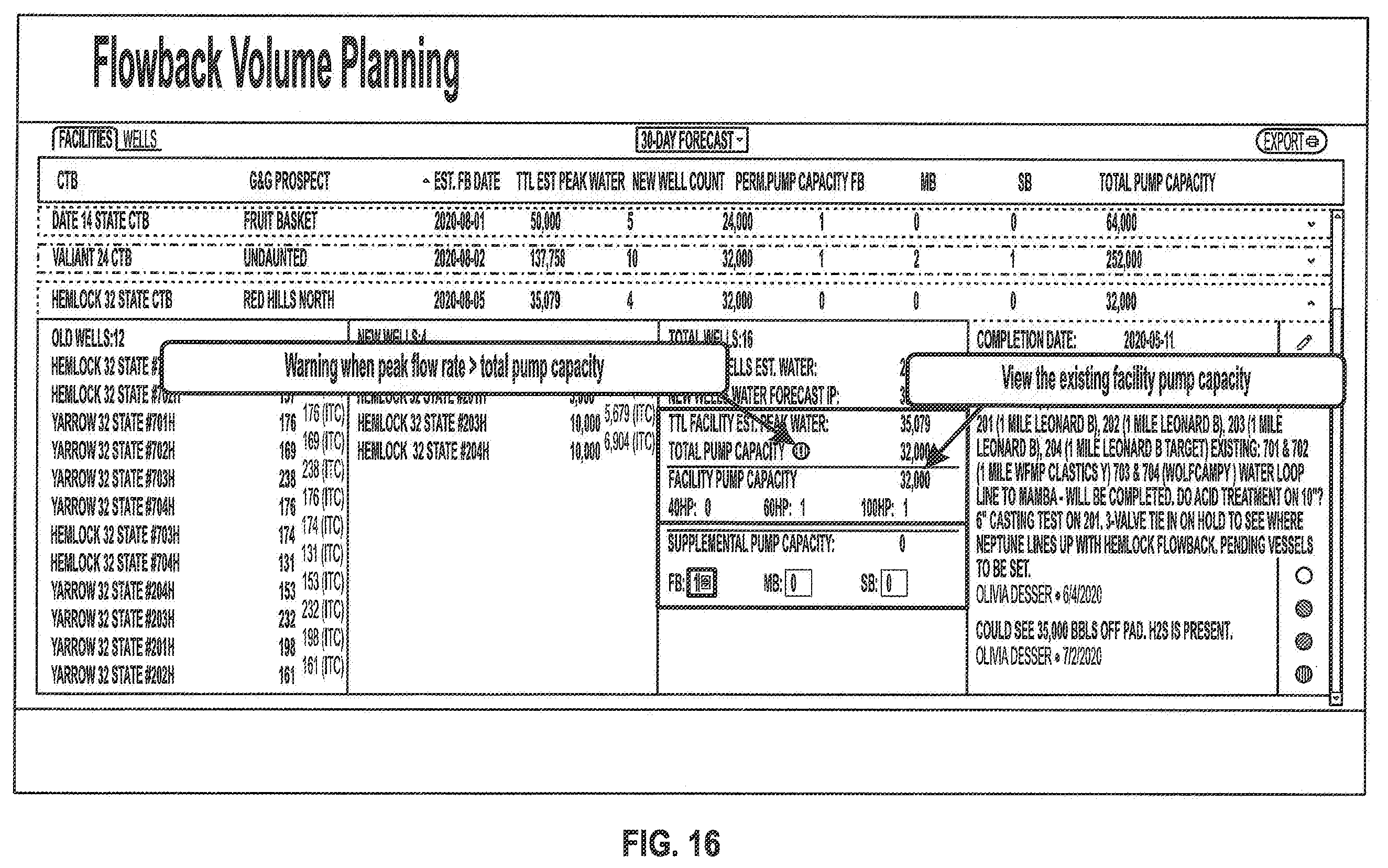 Patent US12480927 Figure 16 – Water usage monitor and tracking