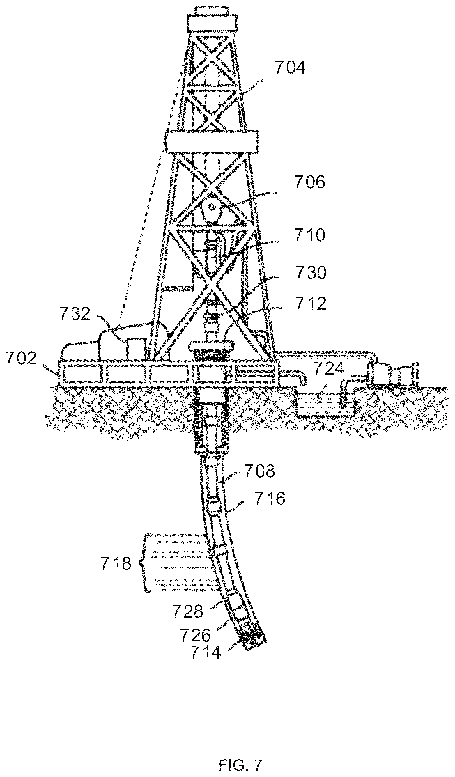 Patent US12480930 Figure 7 – Multi-column gas chromatography for analysis of a formation sample
