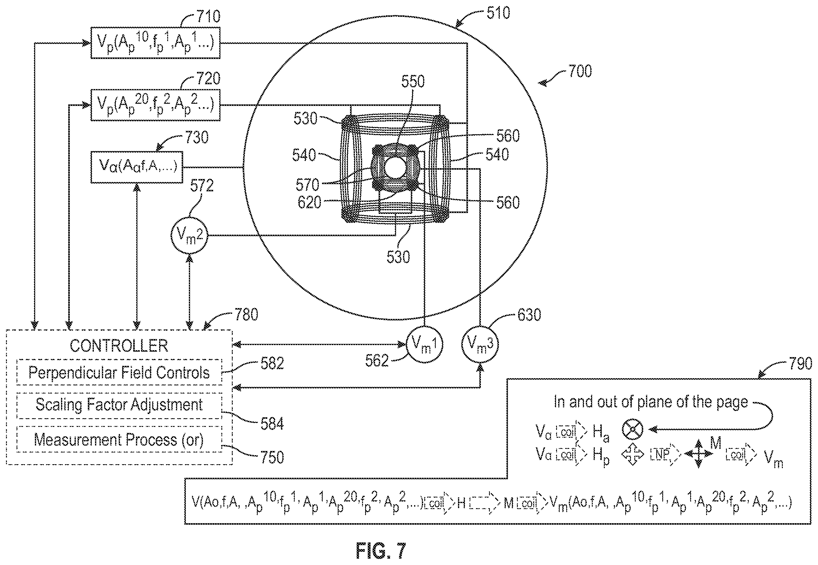 Patent US12480934 Figure 7 – System and method for monitoring molecular agents in vivo by estimating magnetic nanoparticle aggregation