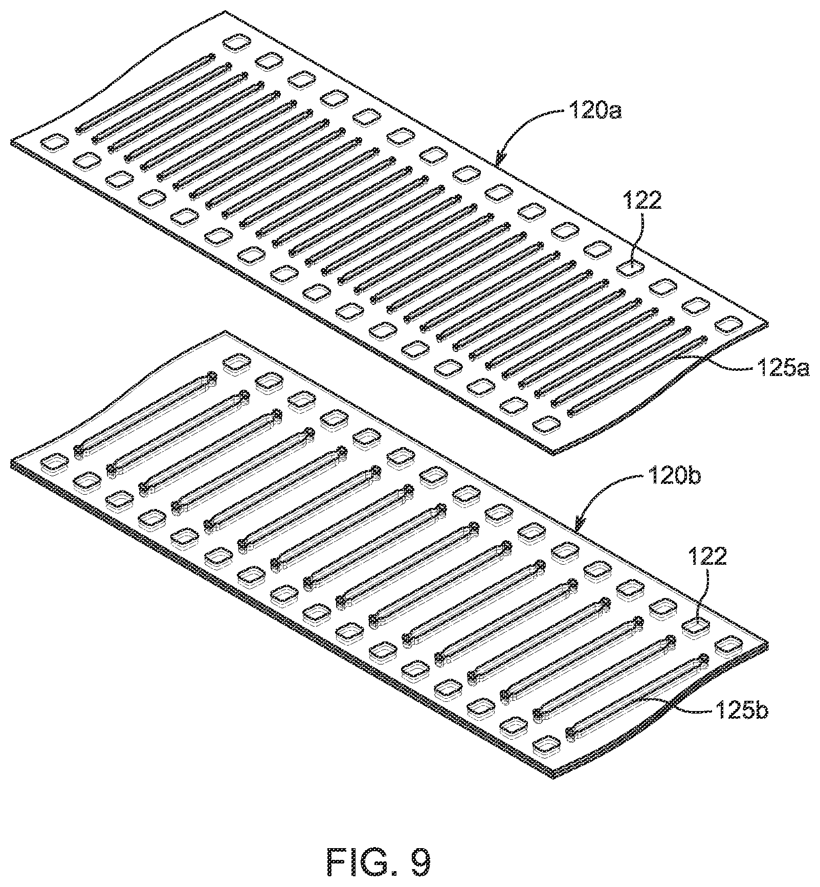 Patent US12480935 Figure 8 – Analysis of a biological sample using tape-to-tape fluidic transfer