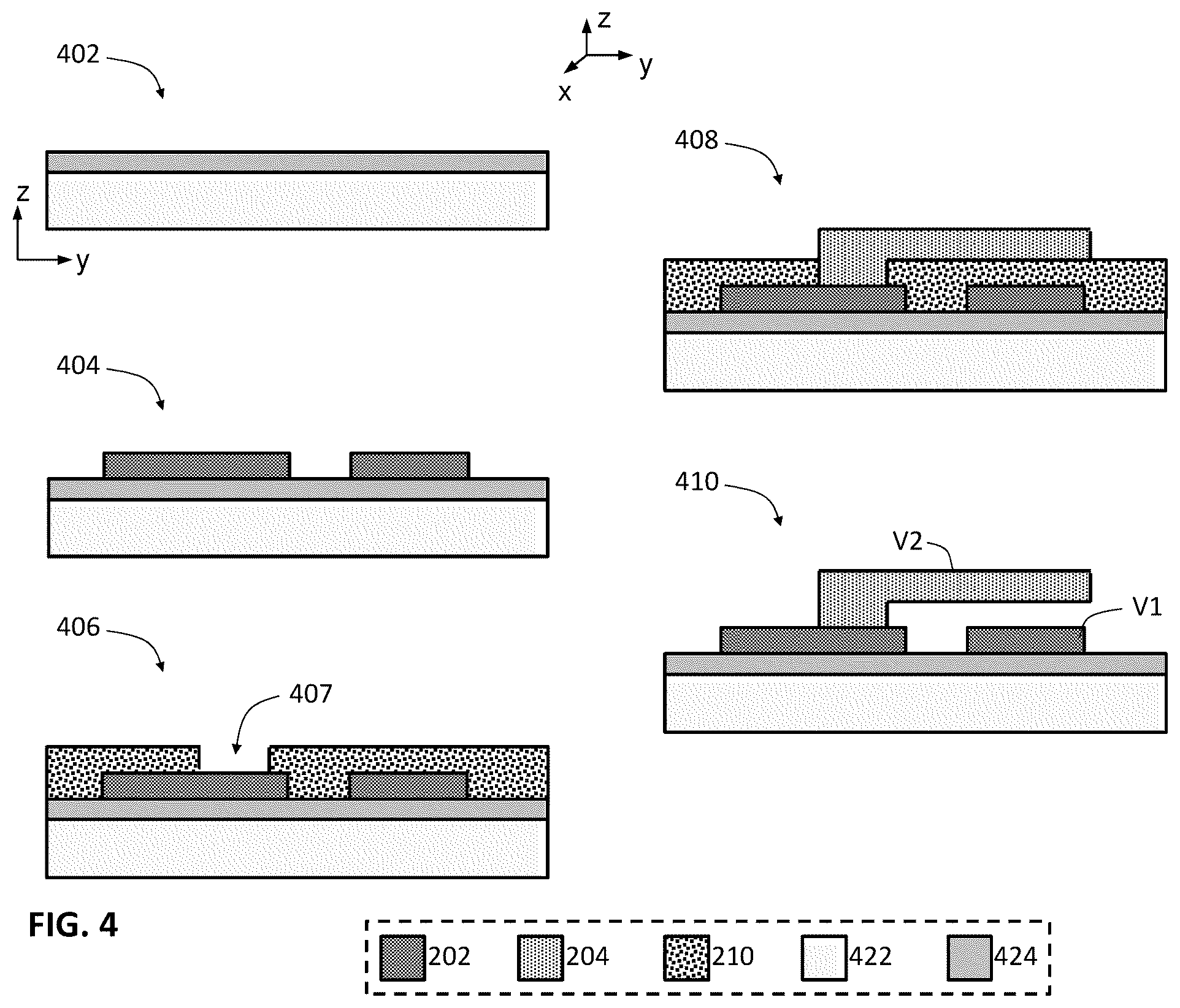 Patent US12480936 Figure 4 – Designs and fabrication of nanogap sensors