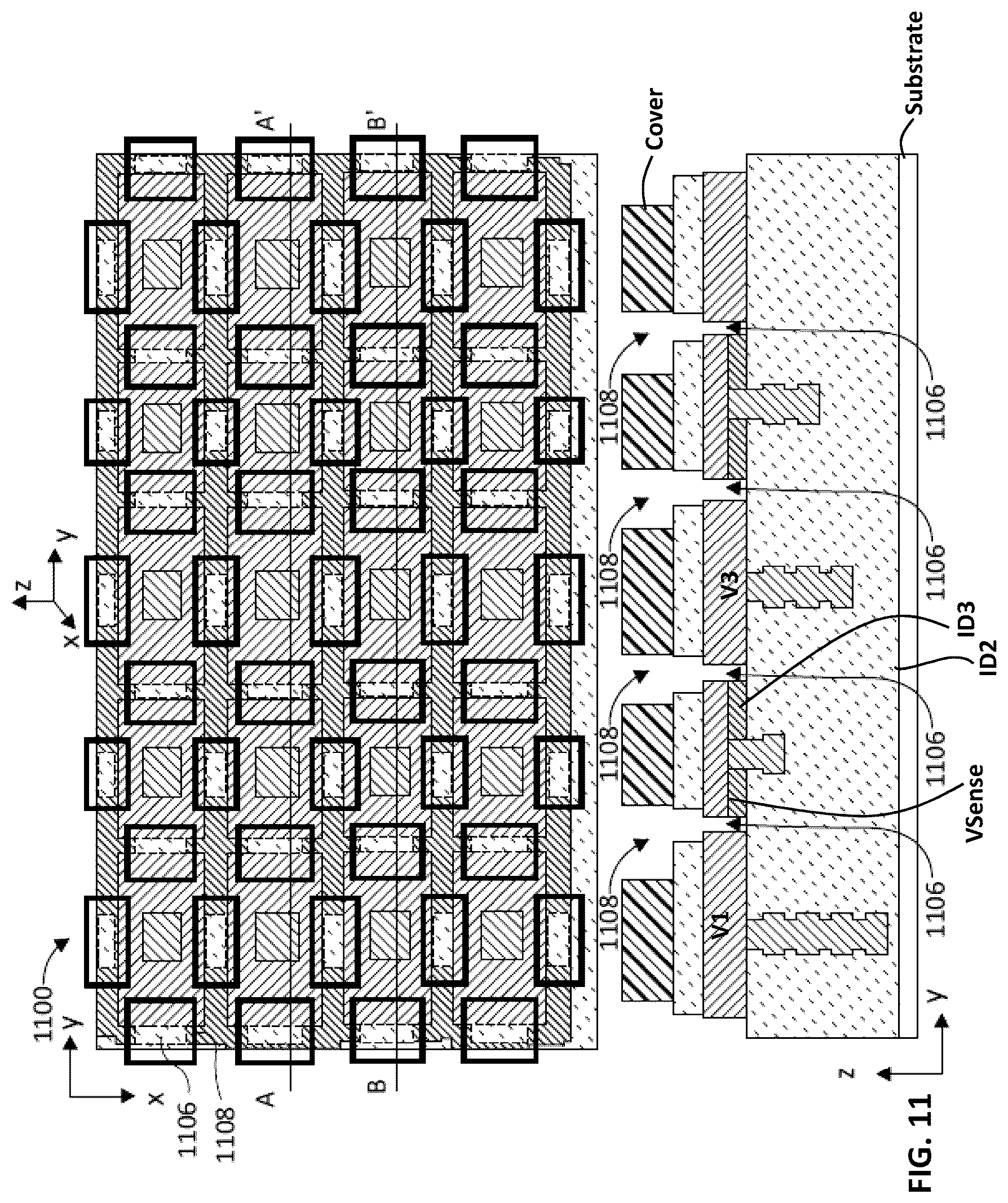 Patent US12480936 Figure 12 – Designs and fabrication of nanogap sensors