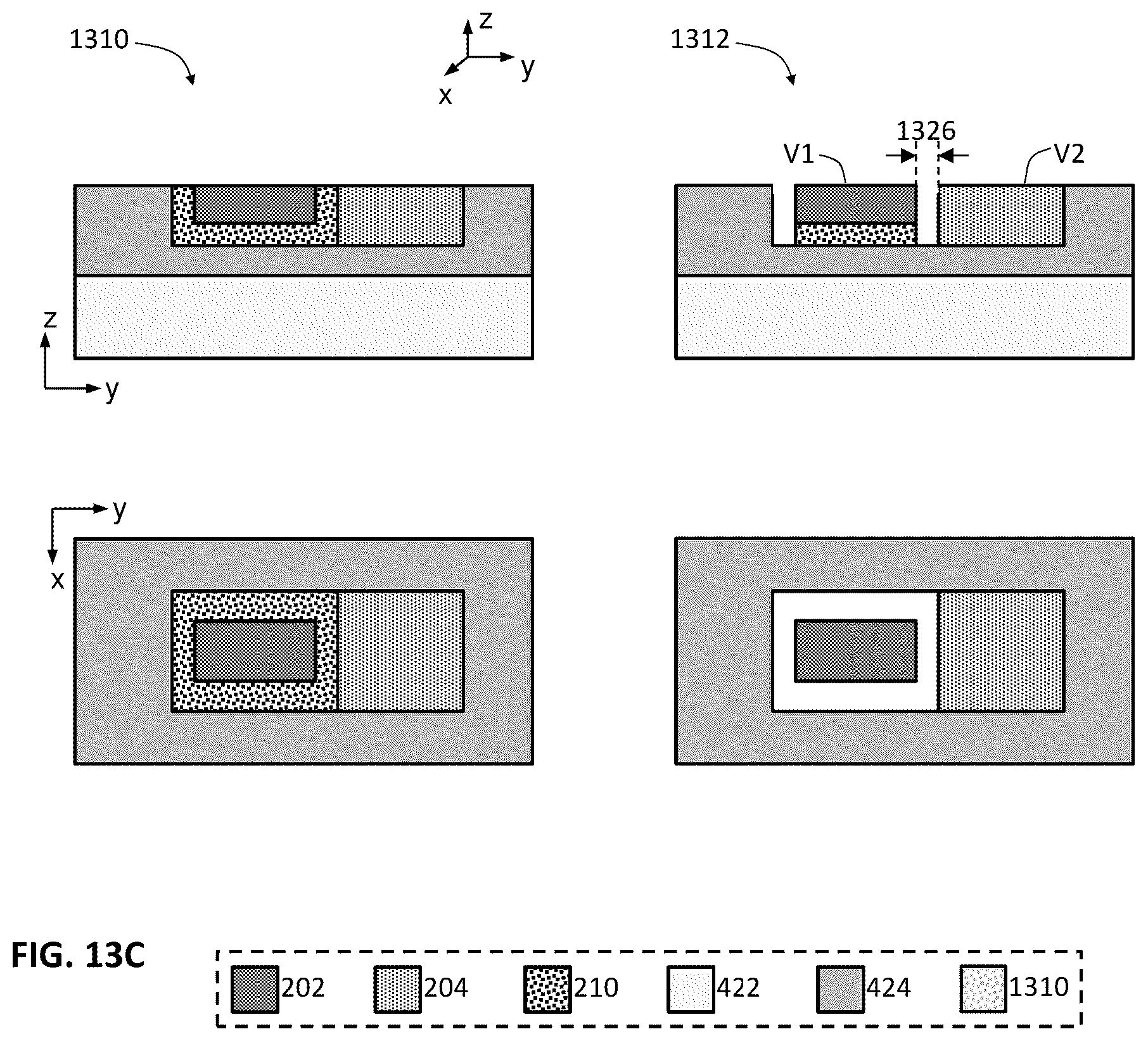 Patent US12480936 Figure 16 – Designs and fabrication of nanogap sensors