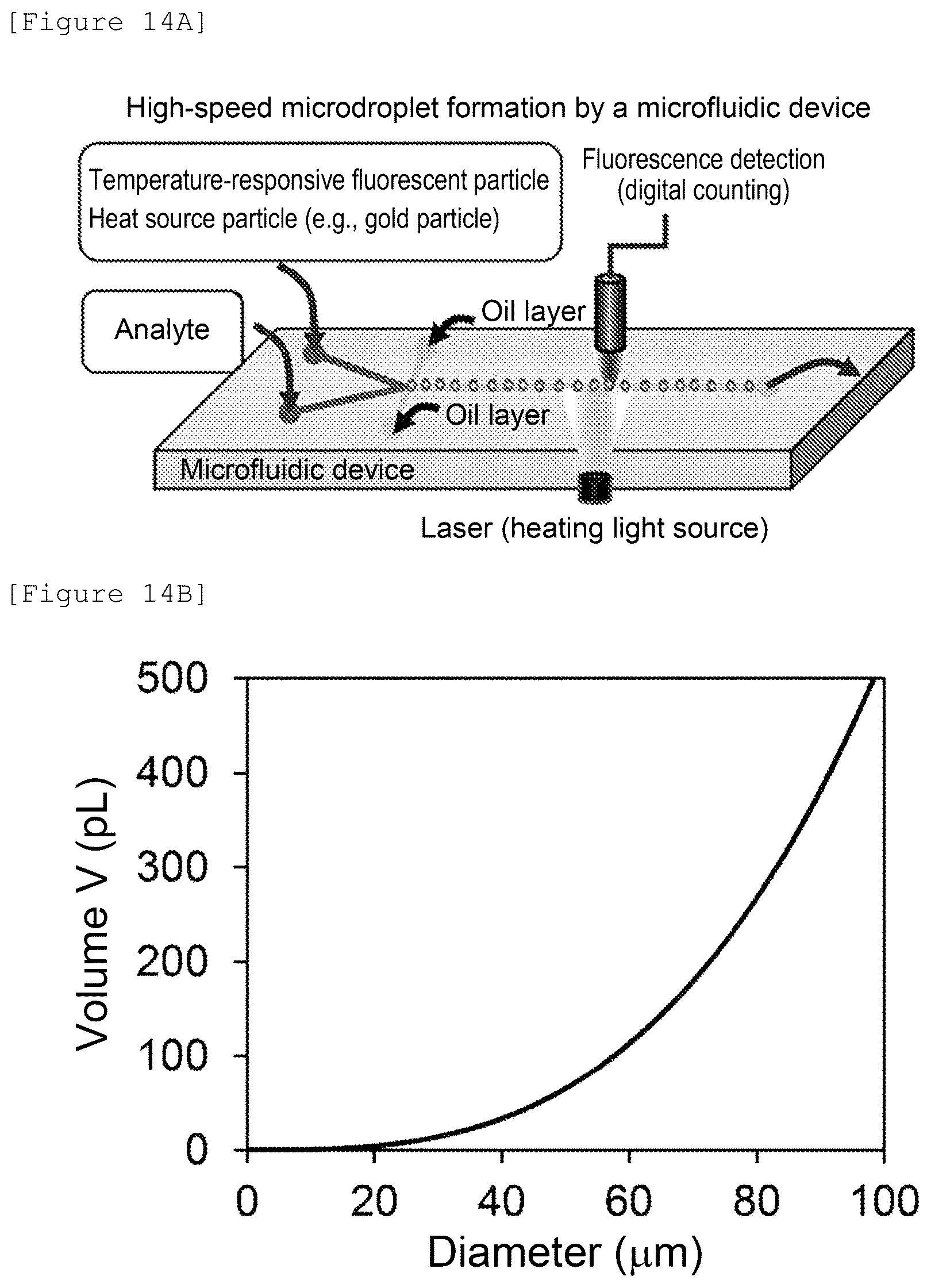 Patent US12480943 Figure 19 – Temperature-responsive fluorescent particles for detection of biomolecules