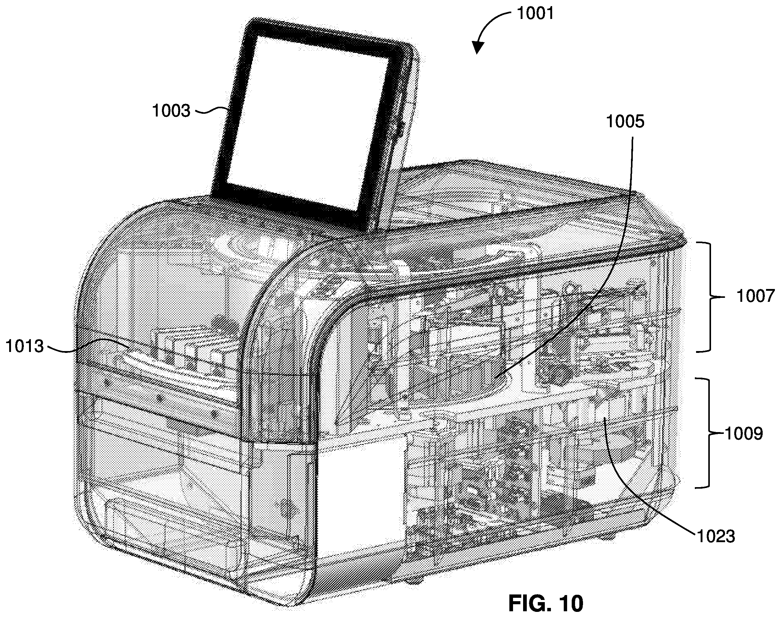 Patent US12480944 Figure 10 – Detection and analysis of cells