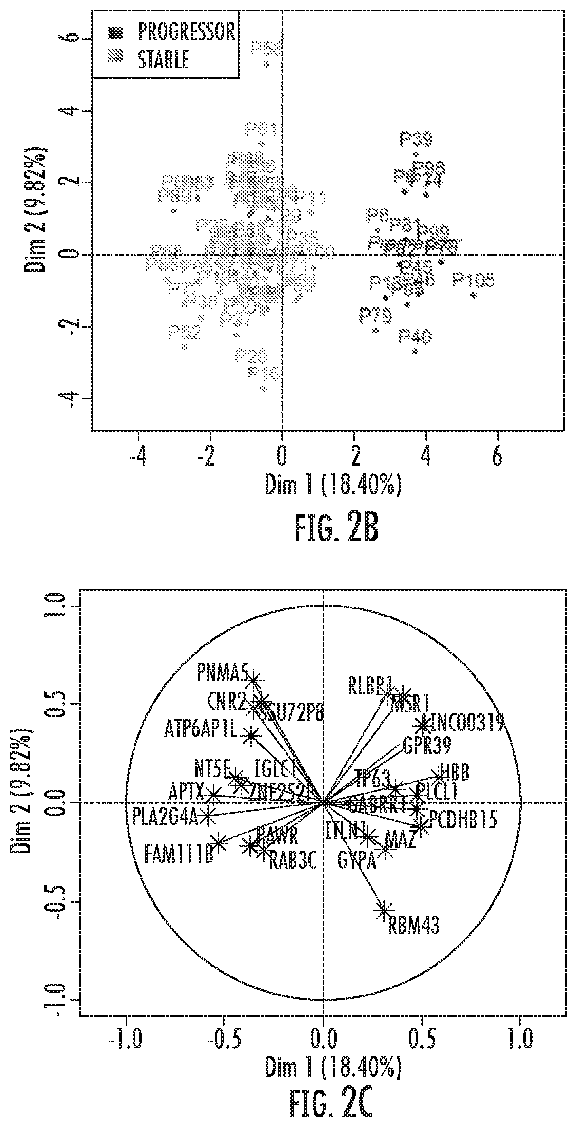Patent US12480960 Figure 4 – Compositions and methods for predicting lung function decline in idiopathic pulmonary fibrosis