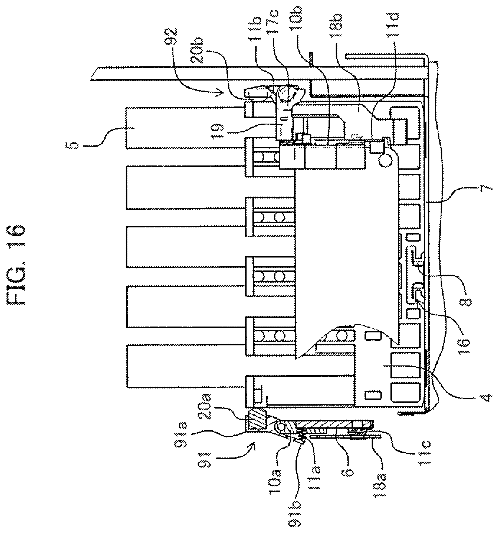 Patent US12480965 Figure 7 – Specimen rack transferring device and automatic analyzer using the same