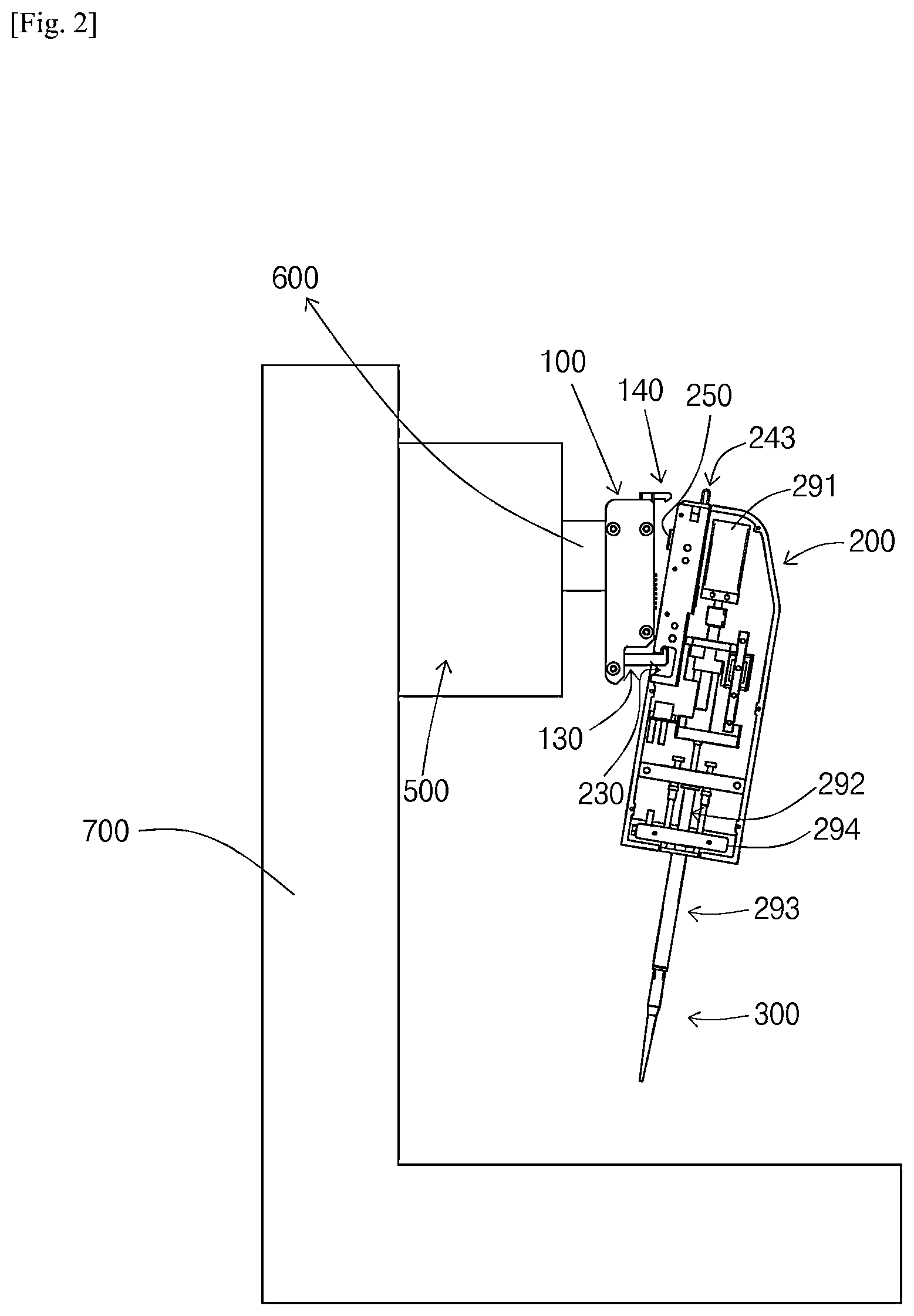 Patent US12480966 Figure 2 – Liquid handling system