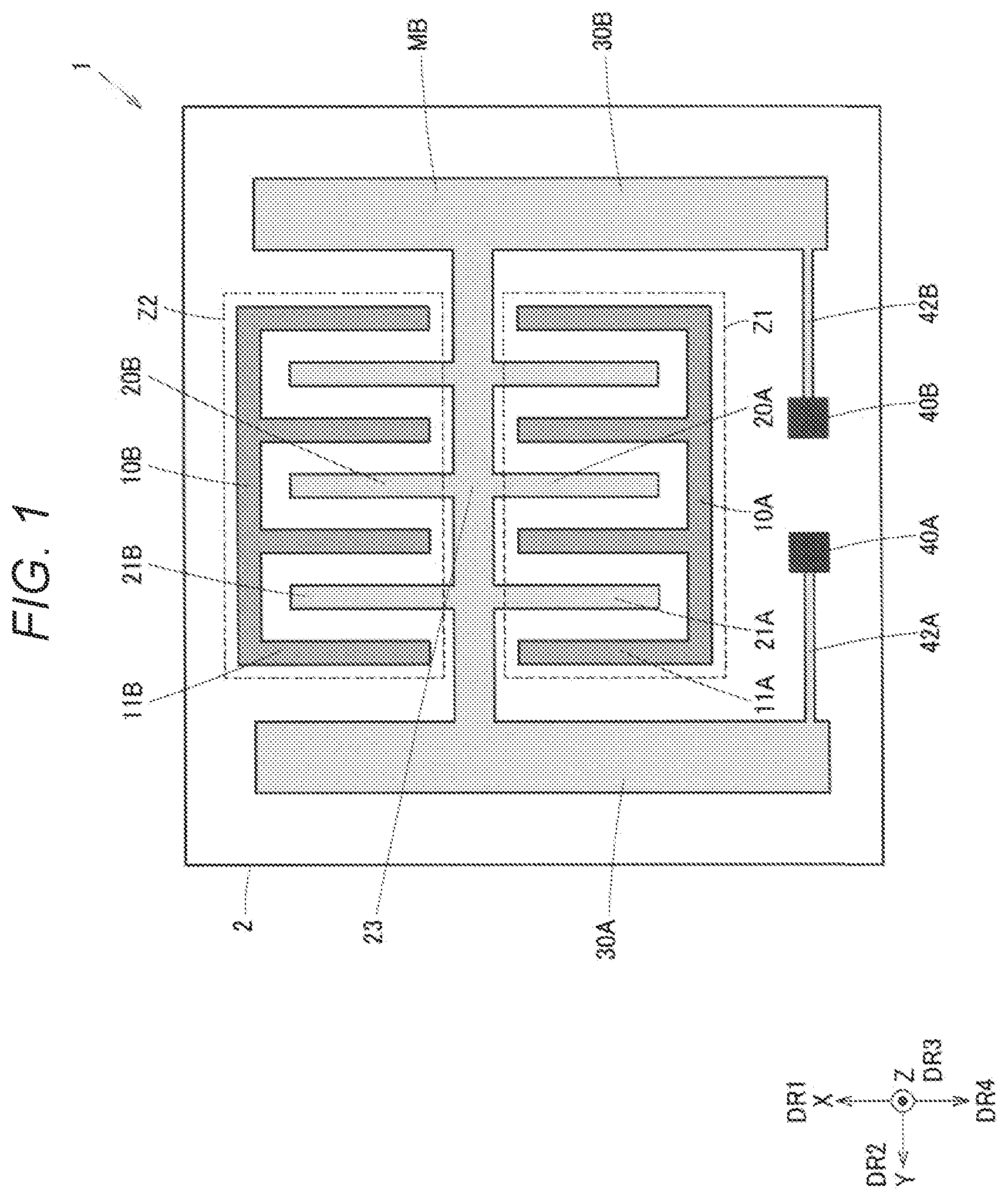 Patent US12480969 Figure 1 – Physical quantity sensor and inertial measurement unit