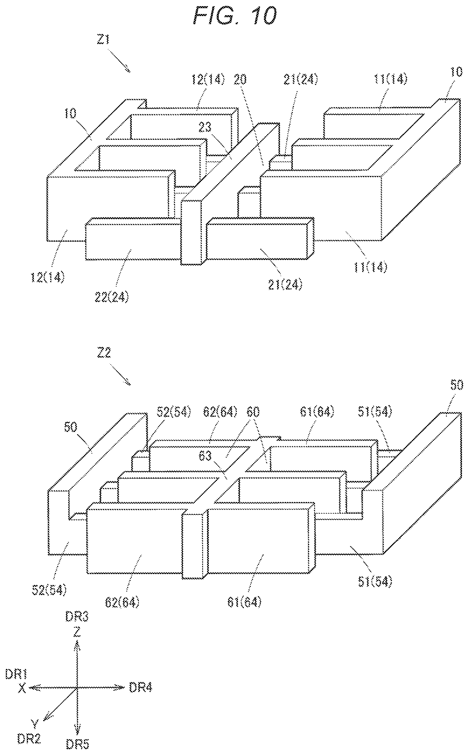 Patent US12480969 Figure 10 – Physical quantity sensor and inertial measurement unit