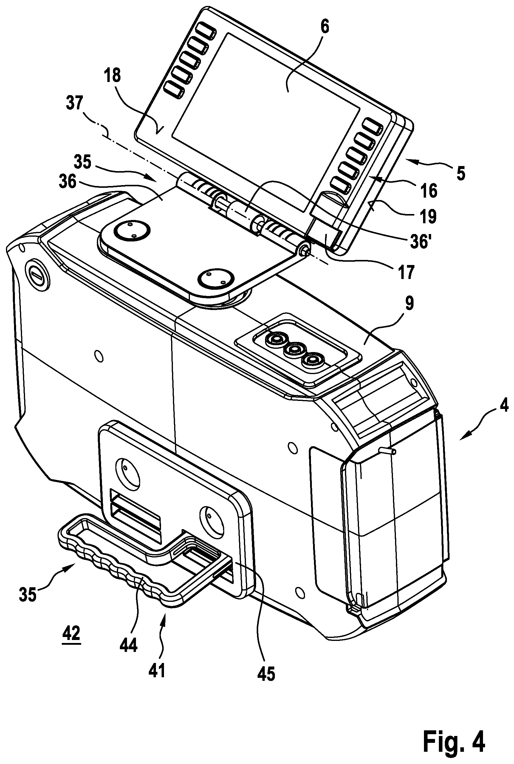 Patent US12480971 Figure 3 – Measuring instrument assembly comprising a measuring instrument apparatus for measuring electrical measurement variables