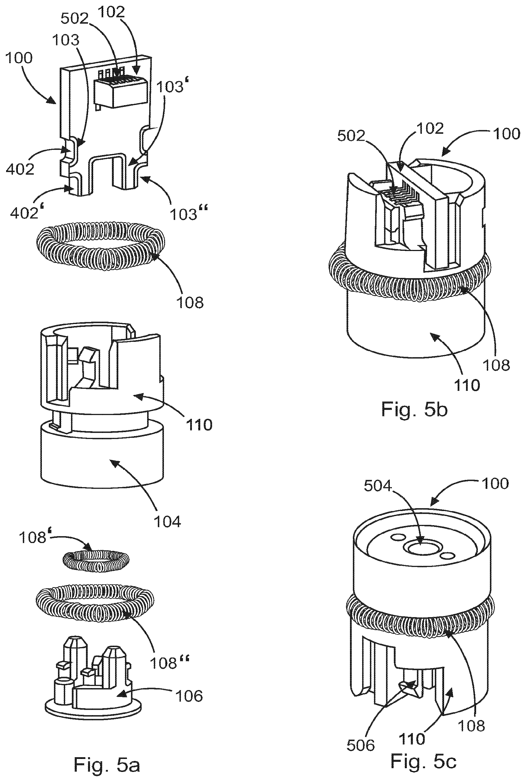 Patent US12480972 Figure 4 – Contacting unit for an impedance limit switch